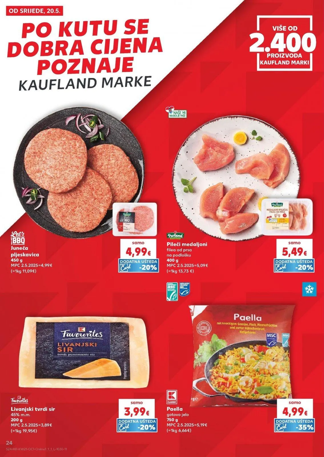 Katalog Kaufland katalog do 26.05.2026 od 20. svibnja do 26. svibnja 2026. - Pregled Stranica 24