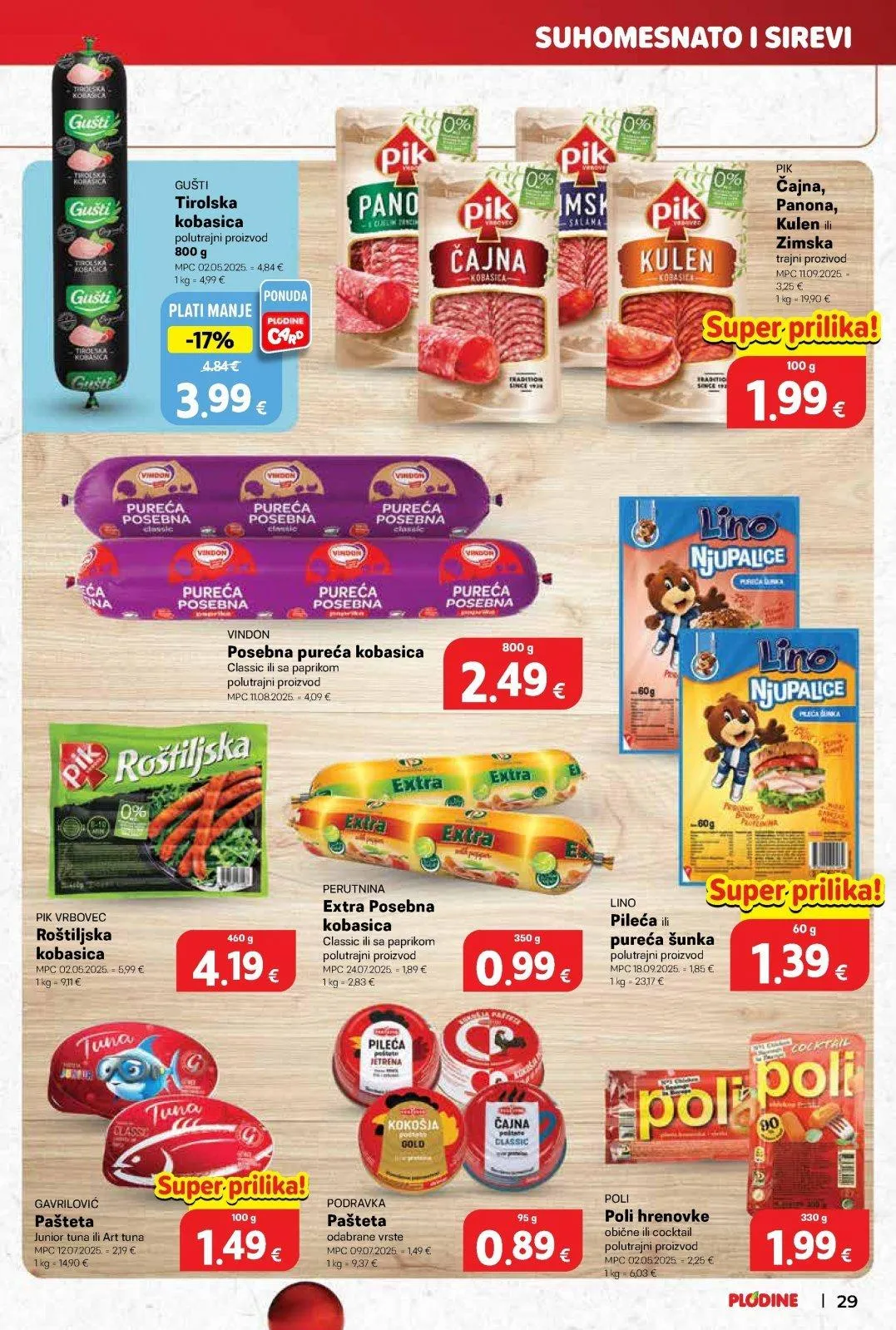 Katalog Plodine katalog do 09.12.2025 od 3. prosinca do 9. prosinca 2025. - Pregled Stranica 29