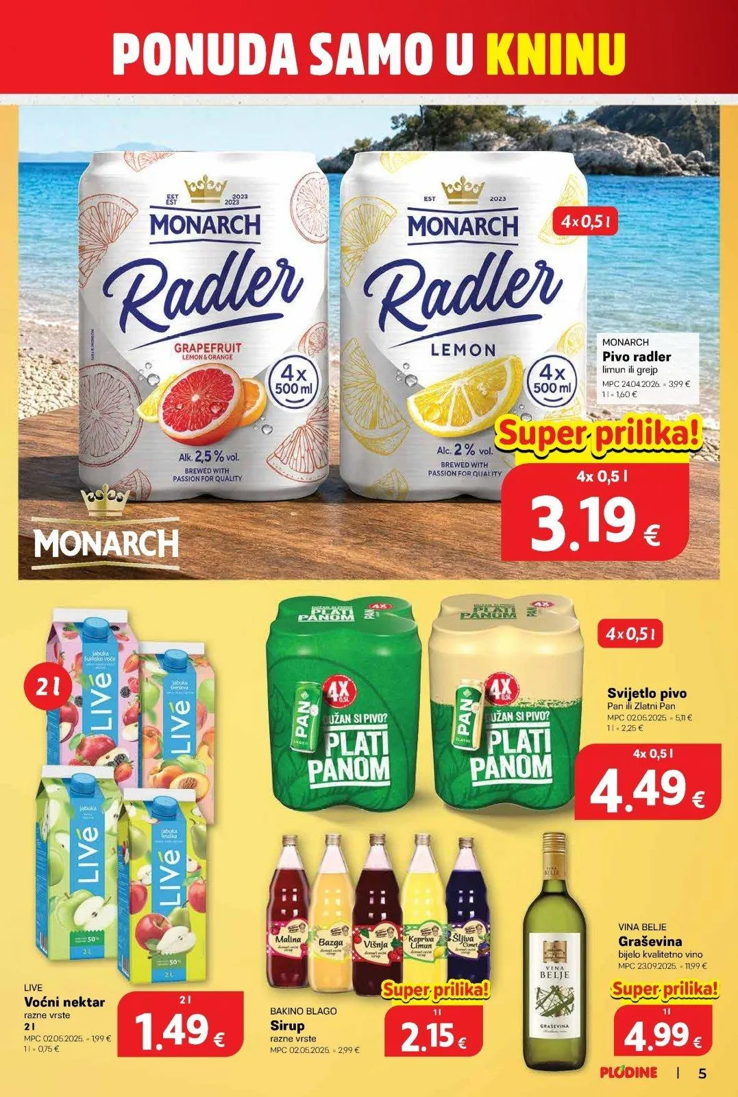 Katalog Plodine katalog do 23.06.2026 od 17. lipnja do 23. lipnja 2026. - Pregled Stranica 5