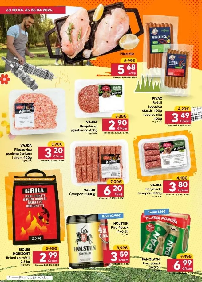 Katalog Pivac katalog do 26.04.2026 od 20. travnja do 26. travnja 2026. - Pregled Stranica 4