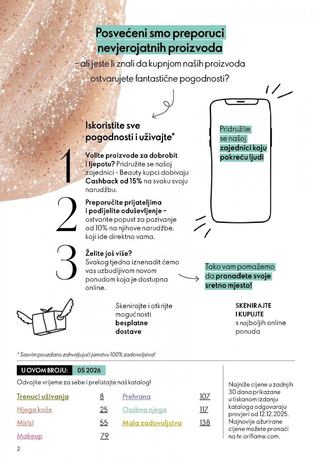 Katalog Oriflame katalog do 21.04.2026 od 2. travnja do 21. travnja 2026. - Pregled Stranica 2