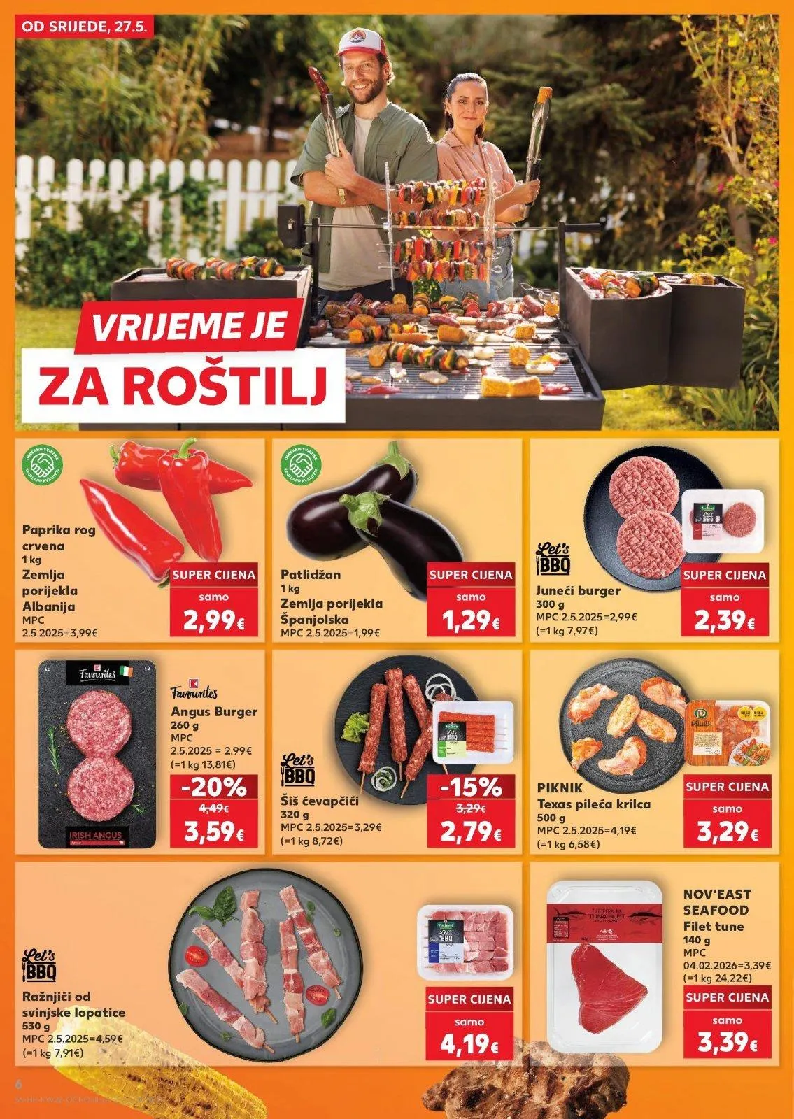Katalog Kaufland katalog do 02.06.2026 od 27. svibnja do 2. lipnja 2026. - Pregled Stranica 6