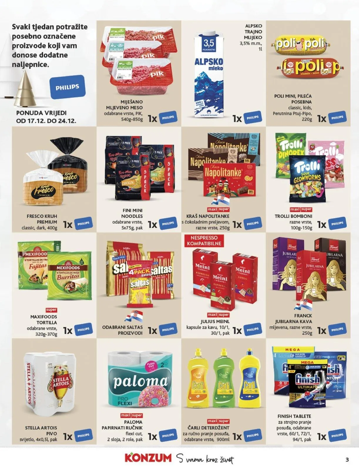 Katalog Konzum katalog do 24.12.2025 od 17. prosinca do 24. prosinca 2025. - Pregled Stranica 3