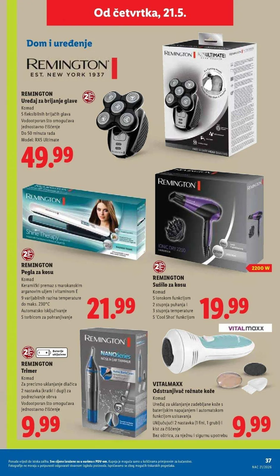 Katalog Lidl katalog do 24.05.2026 od 14. svibnja do 24. svibnja 2026. - Pregled Stranica 37