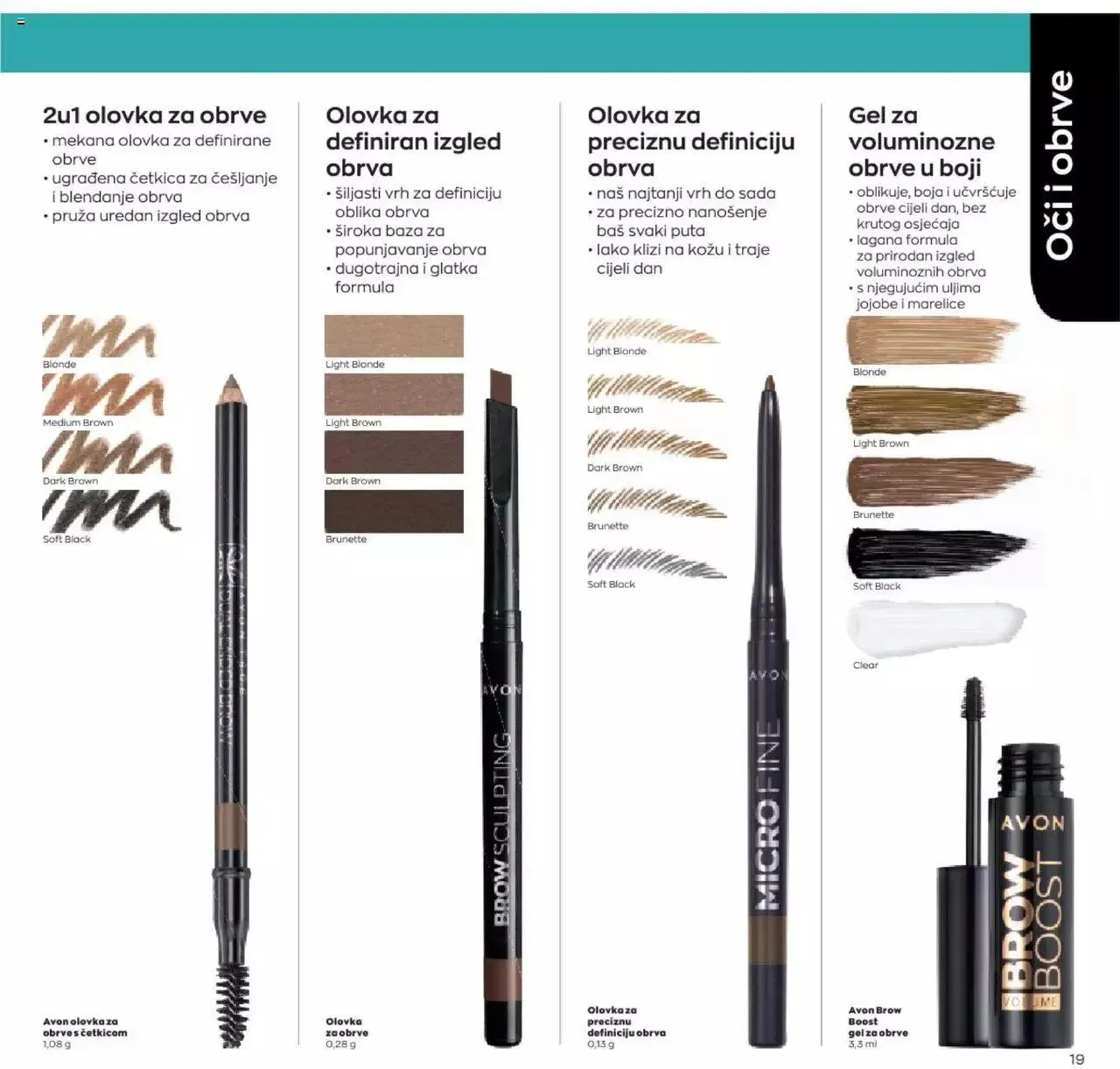 Katalog Avon katalog - Make-up vodič od 12. siječnja do 6. veljače 2024. - Pregled Stranica 19