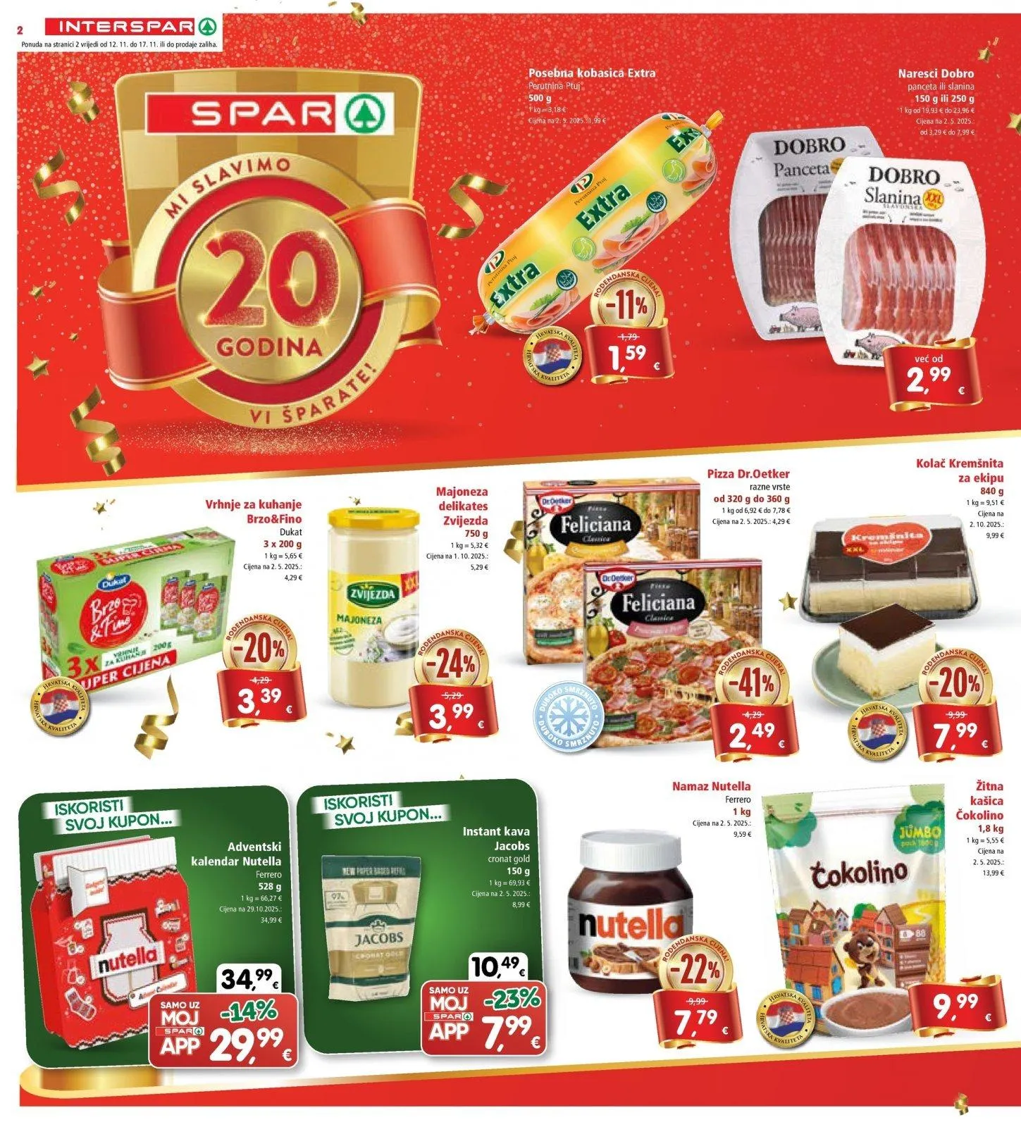 Katalog Interspar katalog do 18.11.2025 od 12. studenoga do 18. studenoga 2025. - Pregled Stranica 2