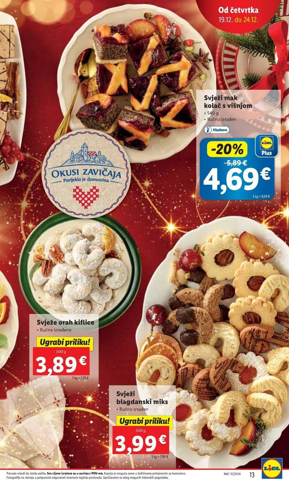 Katalog Lidl katalog do 24.12.2024 od 20. prosinca do 24. prosinca 2024. - Pregled Stranica 13