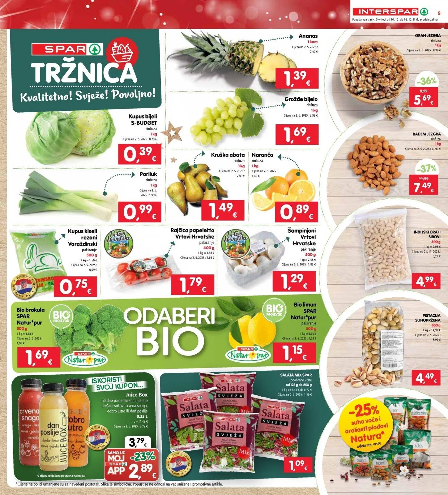 Katalog Interspar katalog do 16.12.2025 od 11. prosinca do 16. prosinca 2025. - Pregled Stranica 5