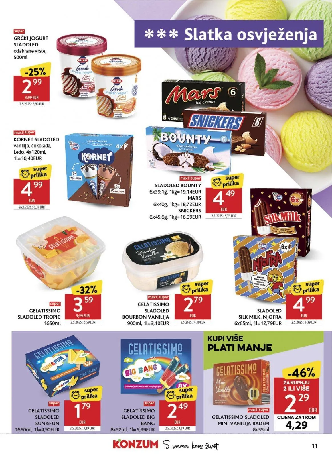 Katalog Konzum katalog do 16.06.2026 od 10. lipnja do 16. lipnja 2026. - Pregled Stranica 11