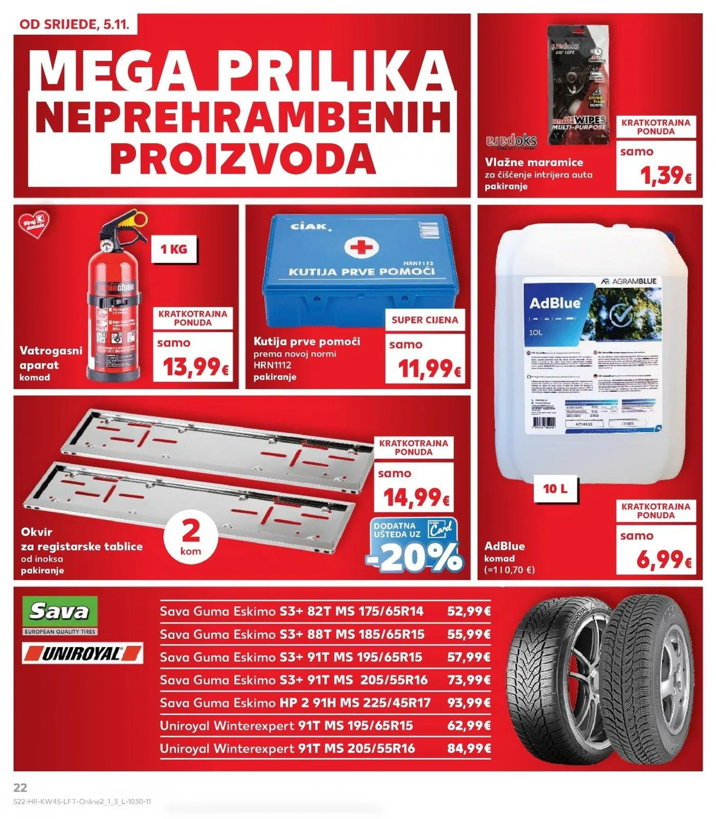 Katalog Kaufland katalog do 11.11.2025 od 5. studenoga do 11. studenoga 2025. - Pregled Stranica 22