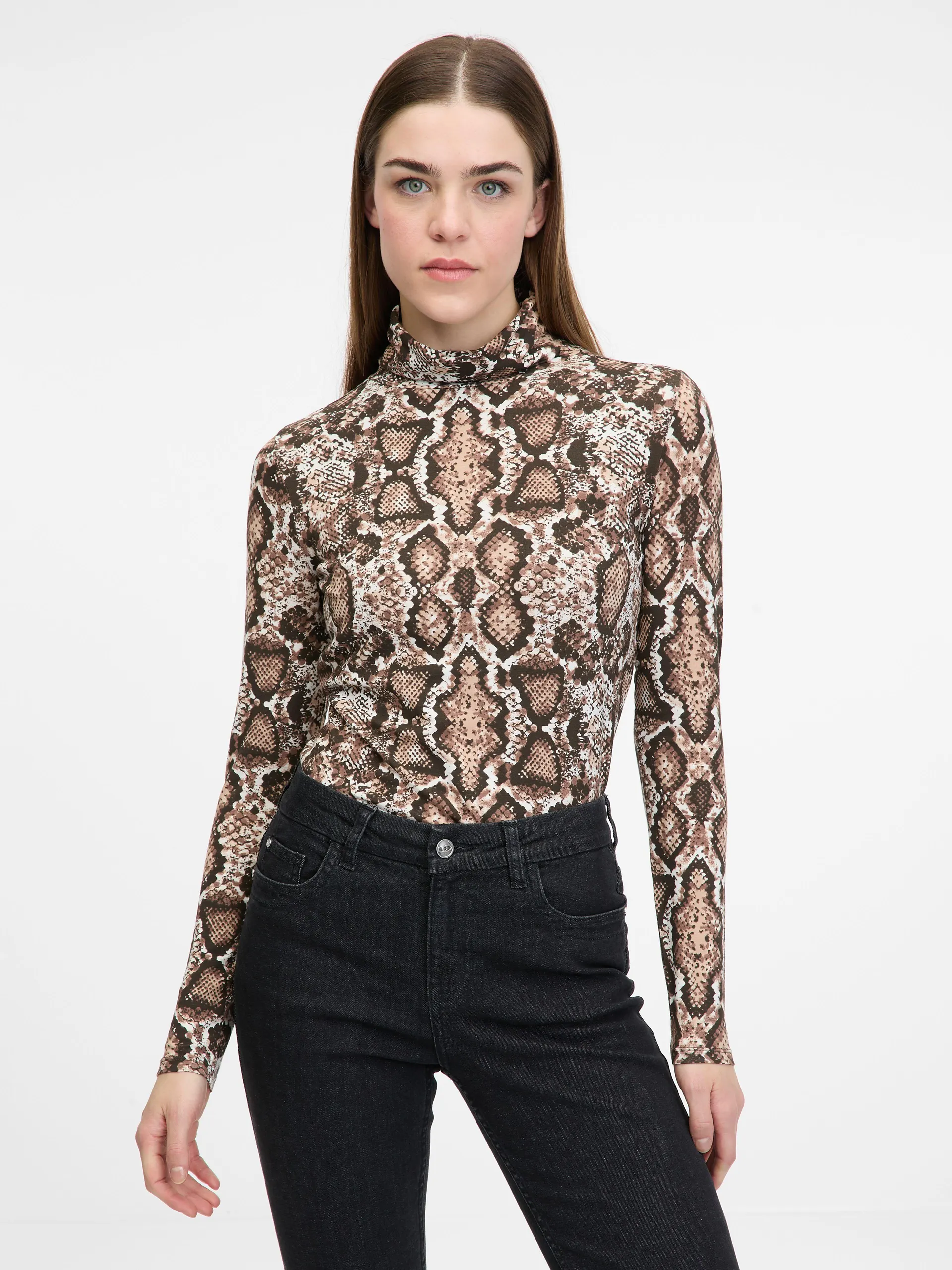 Bež ženska majica dugih rukava ORSAY