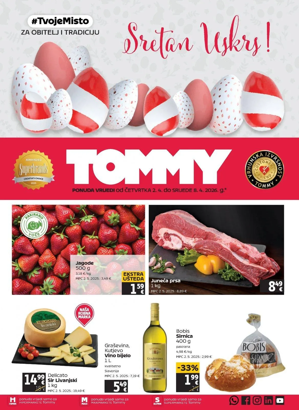 Katalog Tommy katalog do 08.04.2026 od 2. travnja do 8. travnja 2026. - Pregled Stranica 1