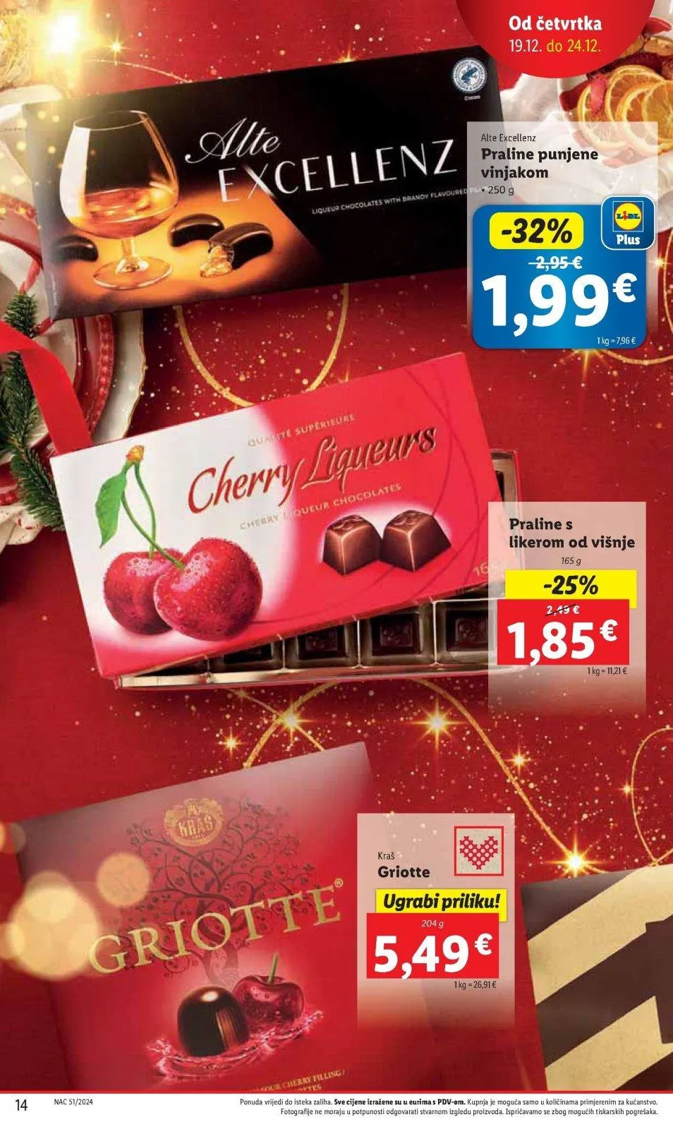 Katalog Lidl katalog do 24.12.2024 od 20. prosinca do 24. prosinca 2024. - Pregled Stranica 14