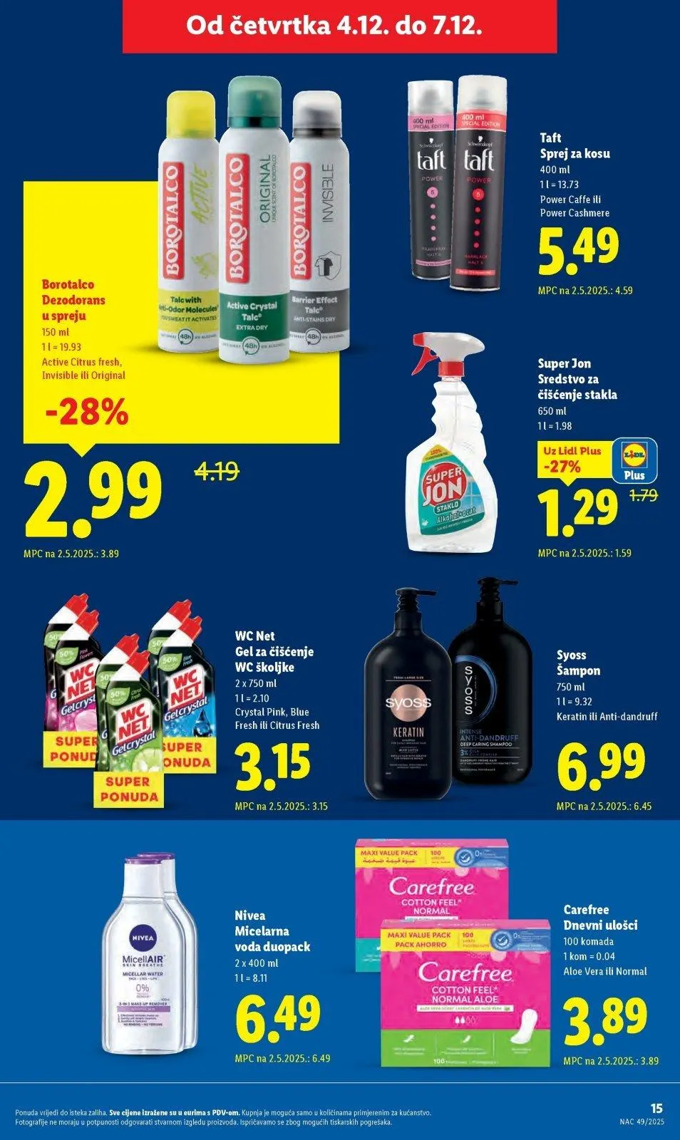 Katalog Lidl katalog do 07.12.2025 od 4. prosinca do 7. prosinca 2025. - Pregled Stranica 15