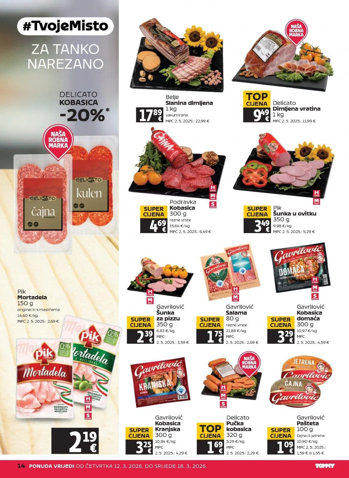 Katalog Tommy katalog do 18.03.2026 od 12. ožujka do 18. ožujka 2026. - Pregled Stranica 14
