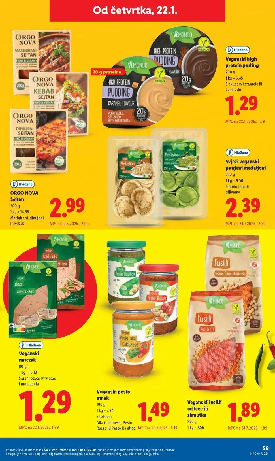 Katalog Lidl katalog do 25.01.2026 od 15. siječnja do 25. siječnja 2026. - Pregled Stranica 59