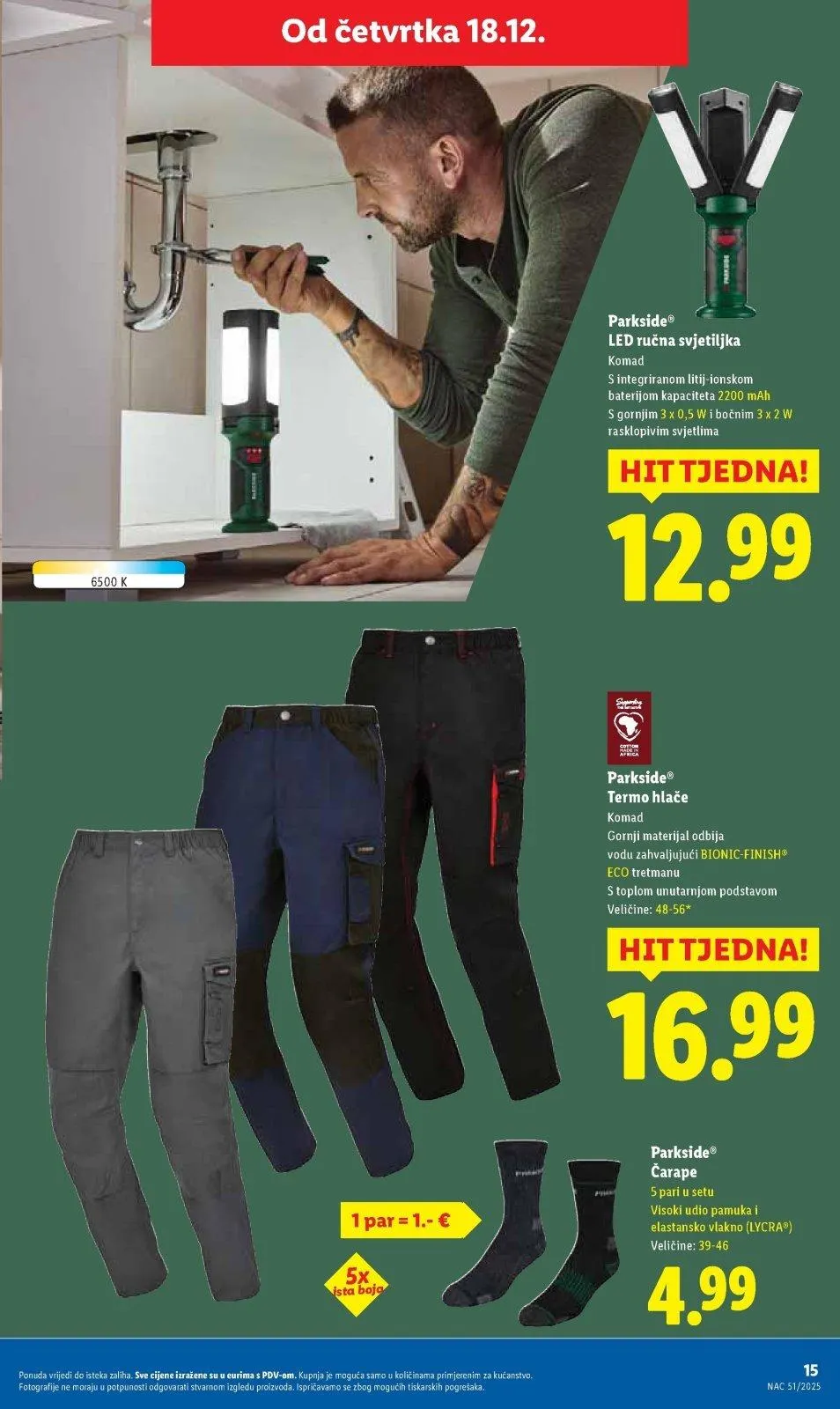 Katalog Lidl katalog do 24.12.2025 od 18. prosinca do 24. prosinca 2025. - Pregled Stranica 15