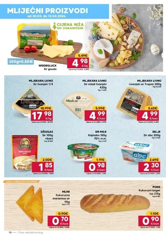 Katalog Pivac katalog do 12.04.2026 od 31. ožujka do 12. travnja 2026. - Pregled Stranica 12