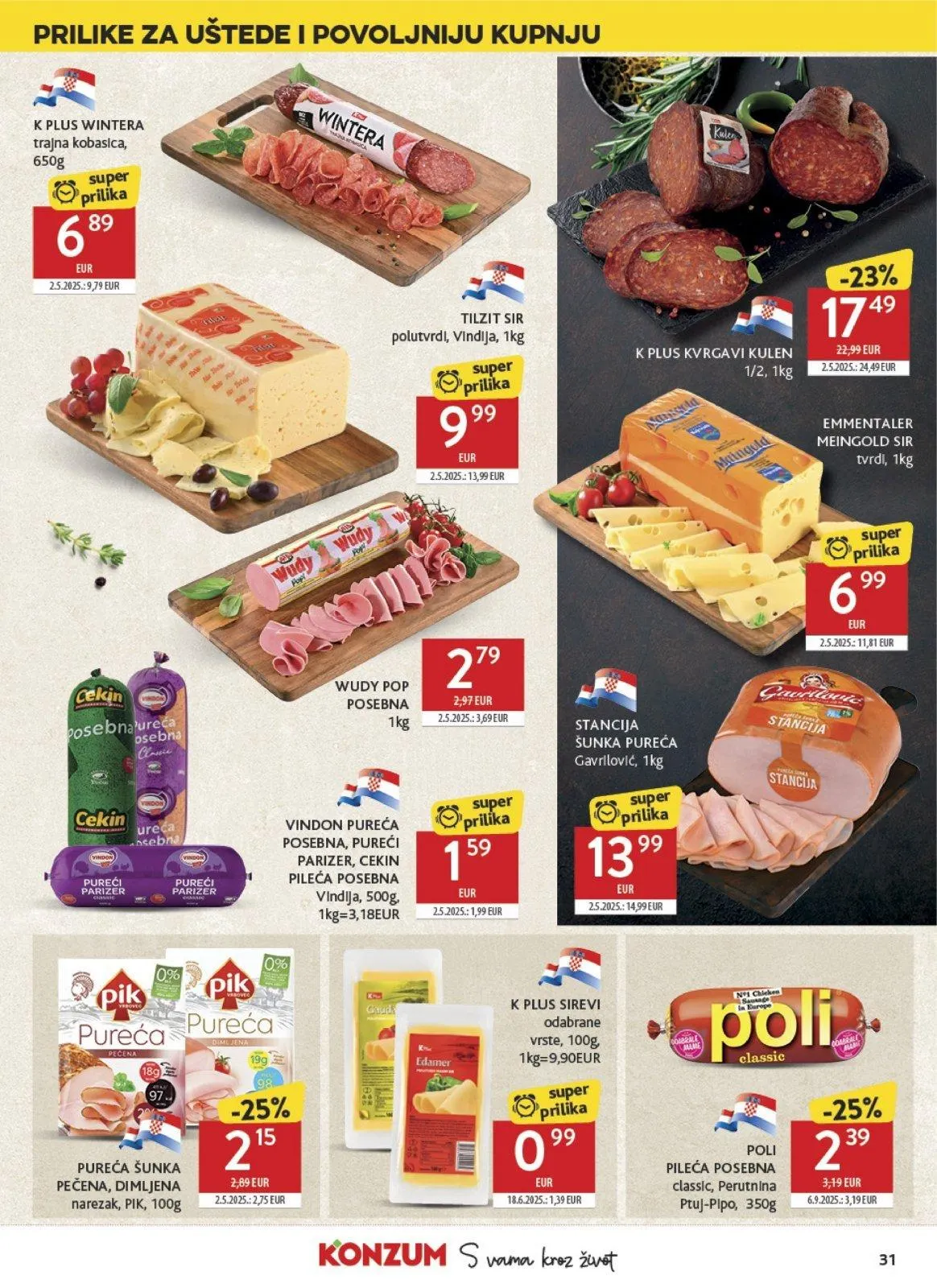 Katalog Konzum katalog do 19.05.2026 od 14. svibnja do 19. svibnja 2026. - Pregled Stranica 31