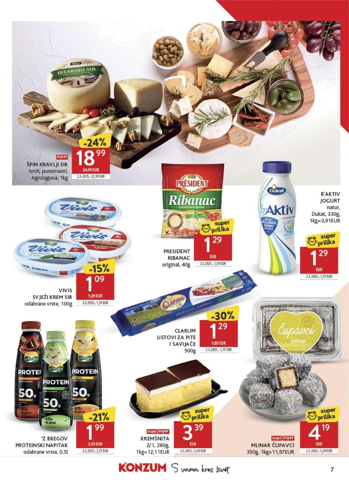 Katalog Konzum katalog do 21.04.2026 od 16. travnja do 21. travnja 2026. - Pregled Stranica 7