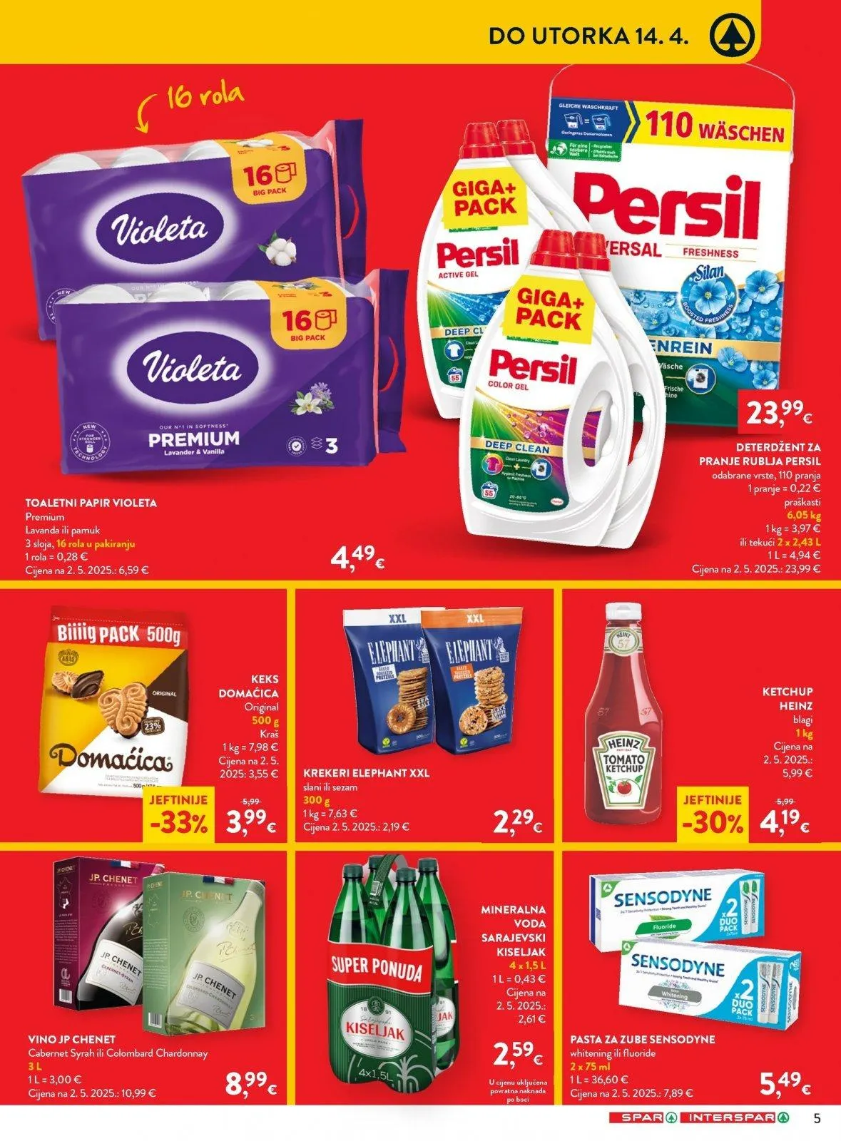 Katalog Spar katalog do 14.04.2026 od 8. travnja do 14. travnja 2026. - Pregled Stranica 5