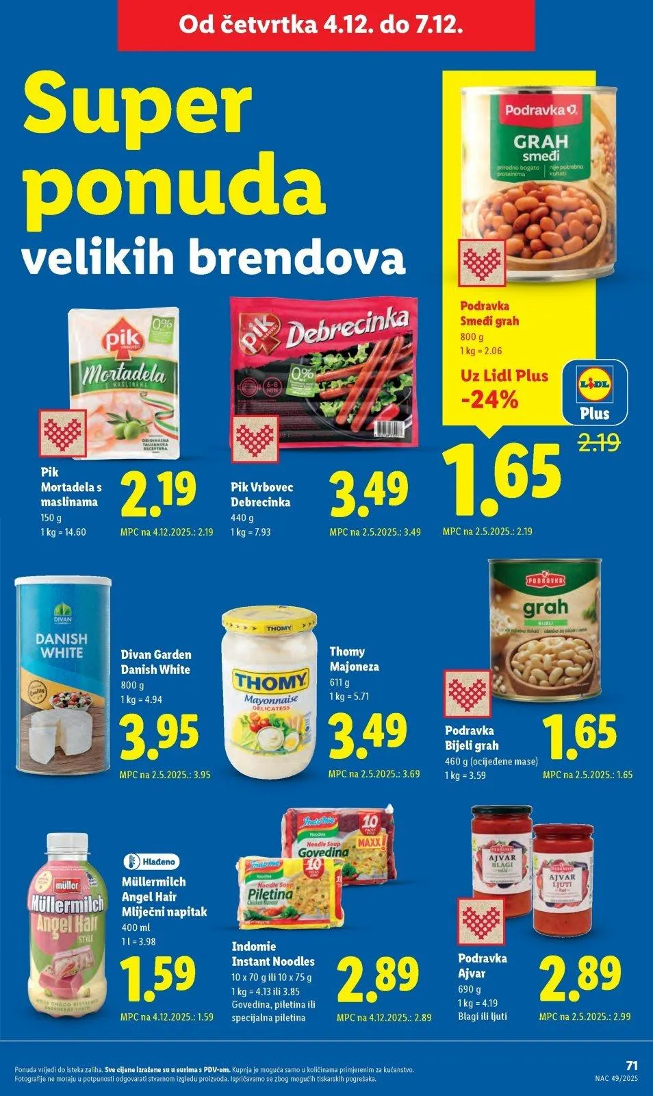 Katalog Lidl katalog do 07.12.2025 od 3. prosinca do 7. prosinca 2025. - Pregled Stranica 71