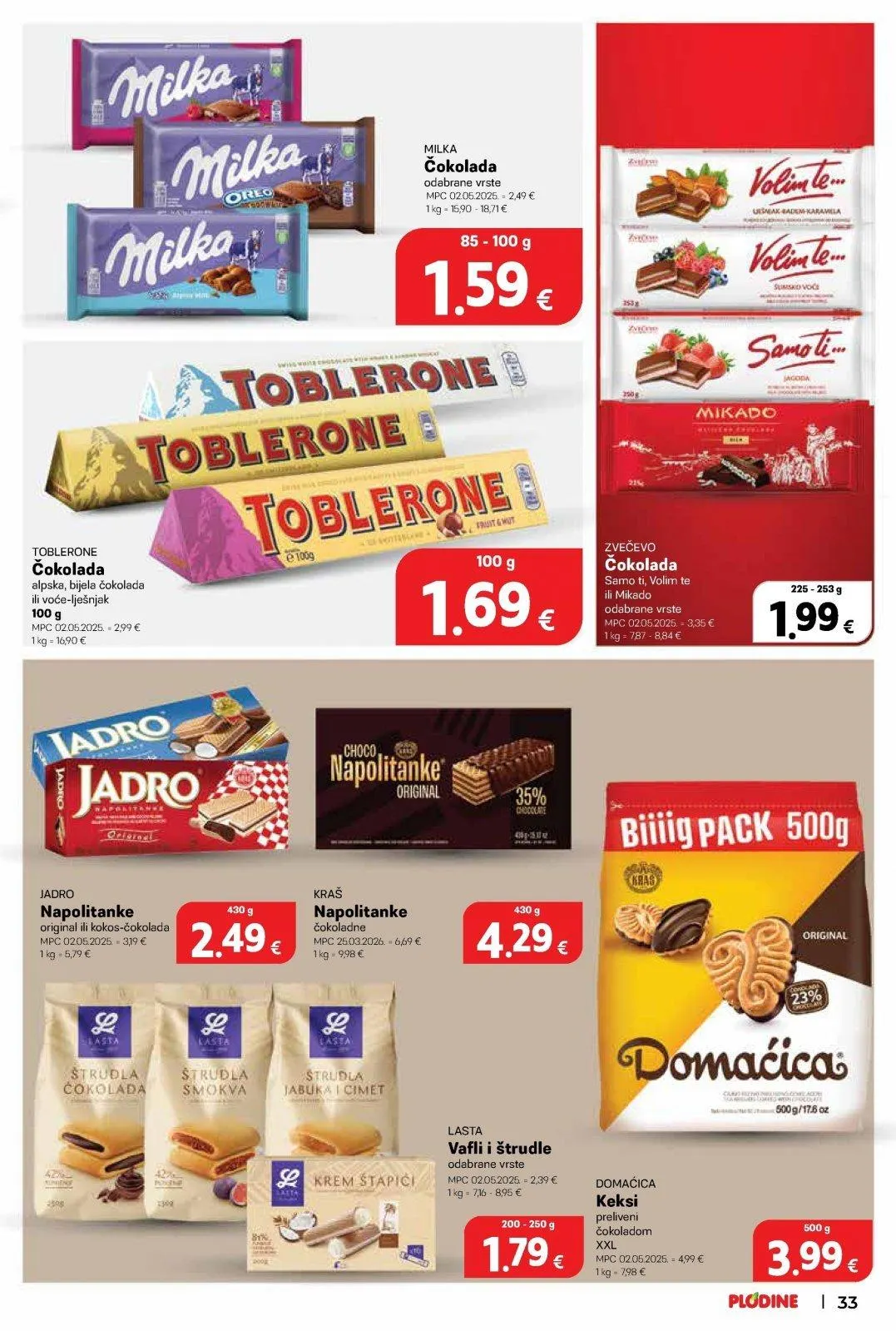 Katalog Plodine katalog do 07.07.2026 od 1. srpnja do 7. srpnja 2026. - Pregled Stranica 33