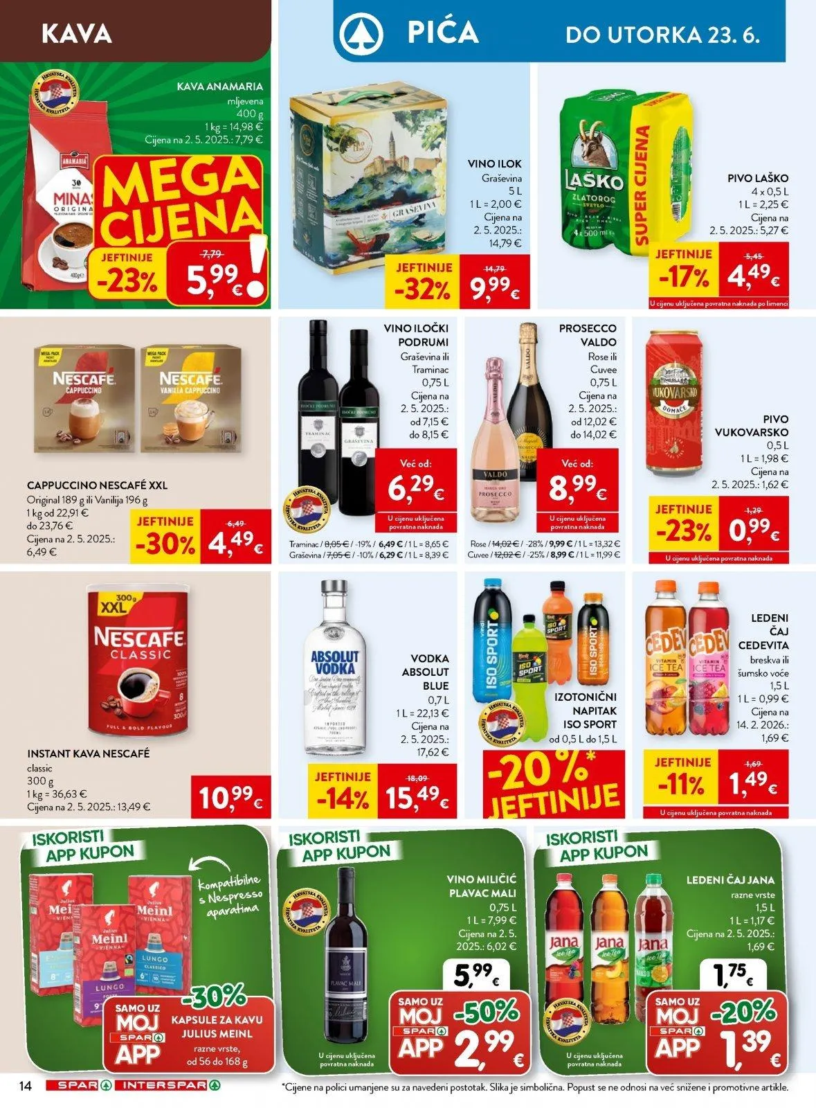 Katalog Interspar katalog do 23.06.2026 od 17. lipnja do 23. lipnja 2026. - Pregled Stranica 25