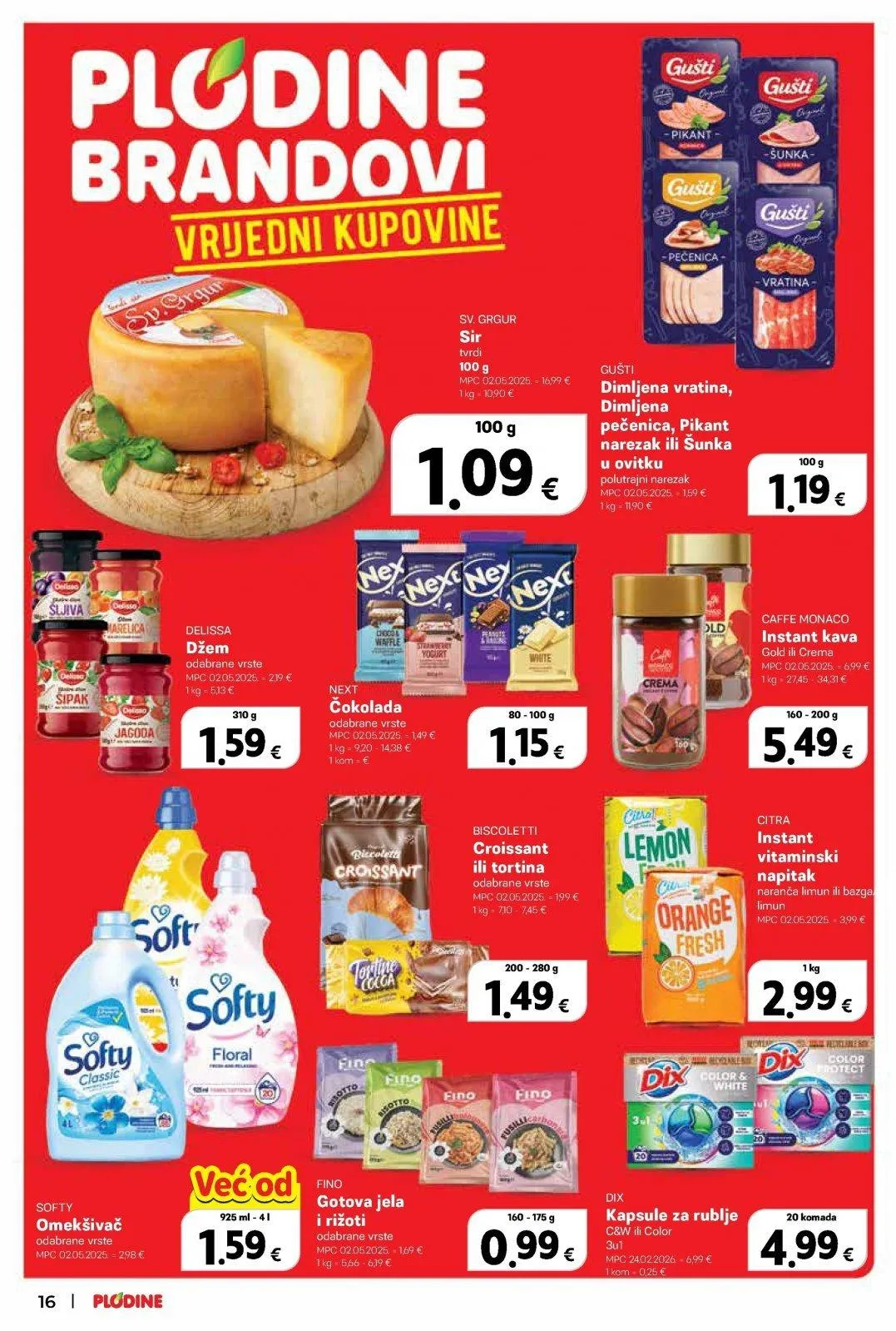 Katalog Plodine katalog do 07.07.2026 od 1. srpnja do 7. srpnja 2026. - Pregled Stranica 16