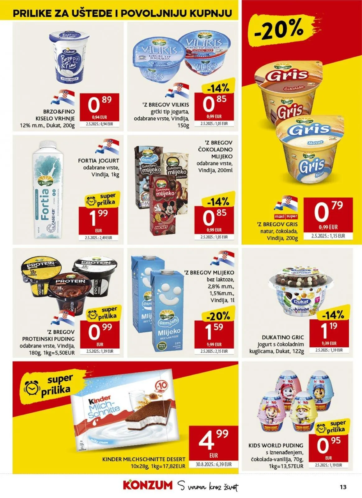 Katalog Konzum katalog do 14.04.2026 od 8. travnja do 14. travnja 2026. - Pregled Stranica 13