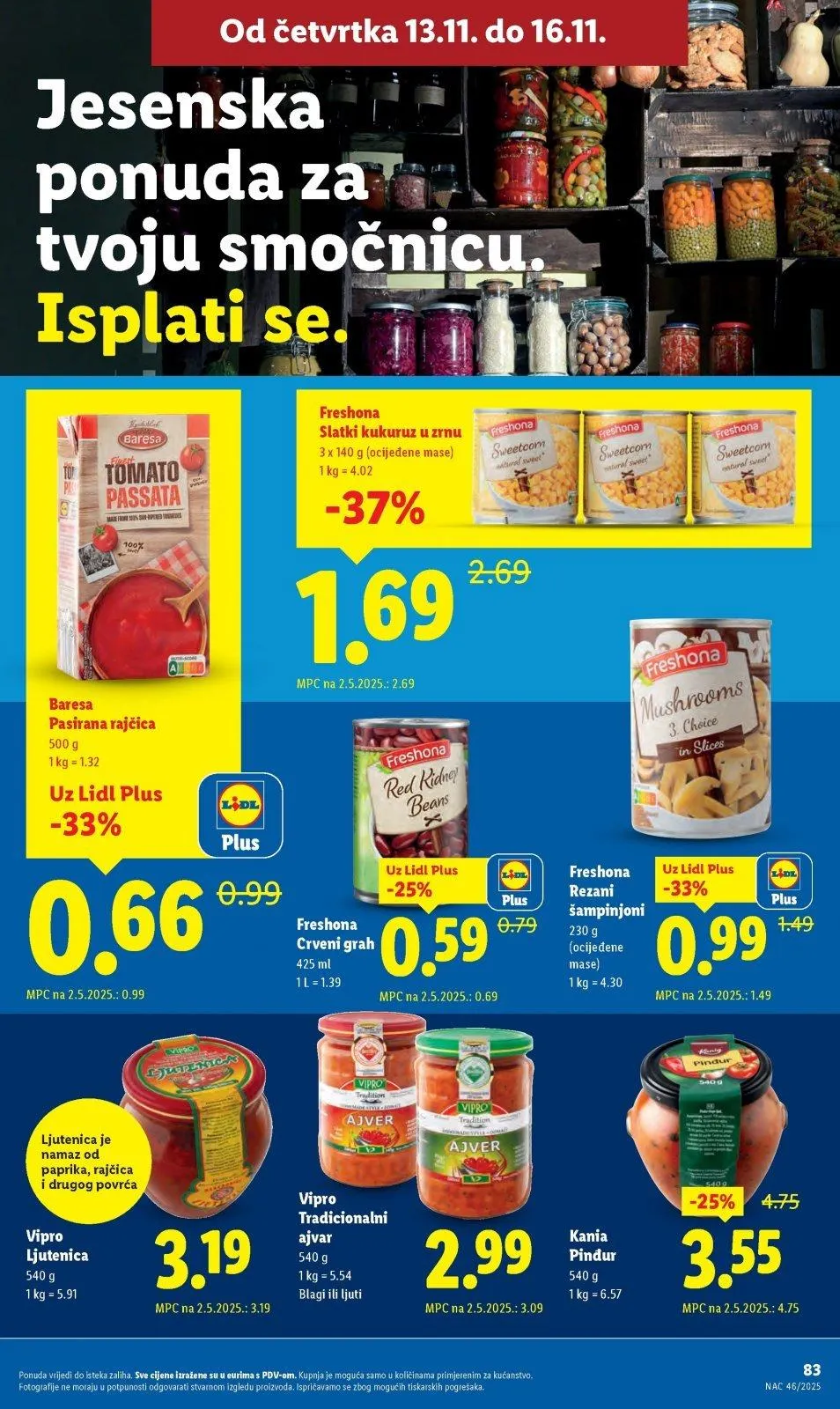 Katalog Lidl katalog do 16.11.2025 od 6. studenoga do 16. studenoga 2025. - Pregled Stranica 83