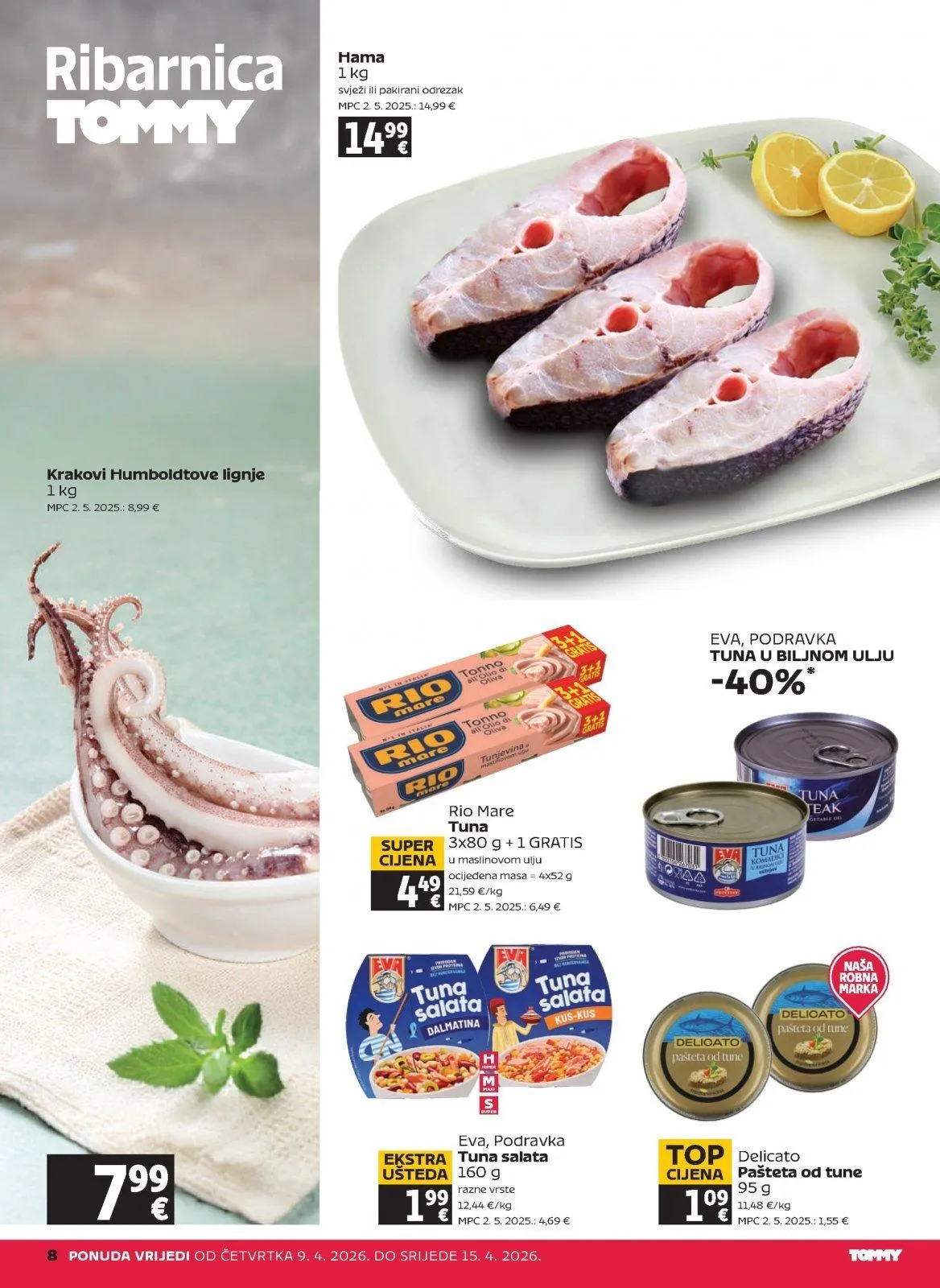 Katalog Tommy katalog do 15.04.2026 od 9. travnja do 15. travnja 2026. - Pregled Stranica 8