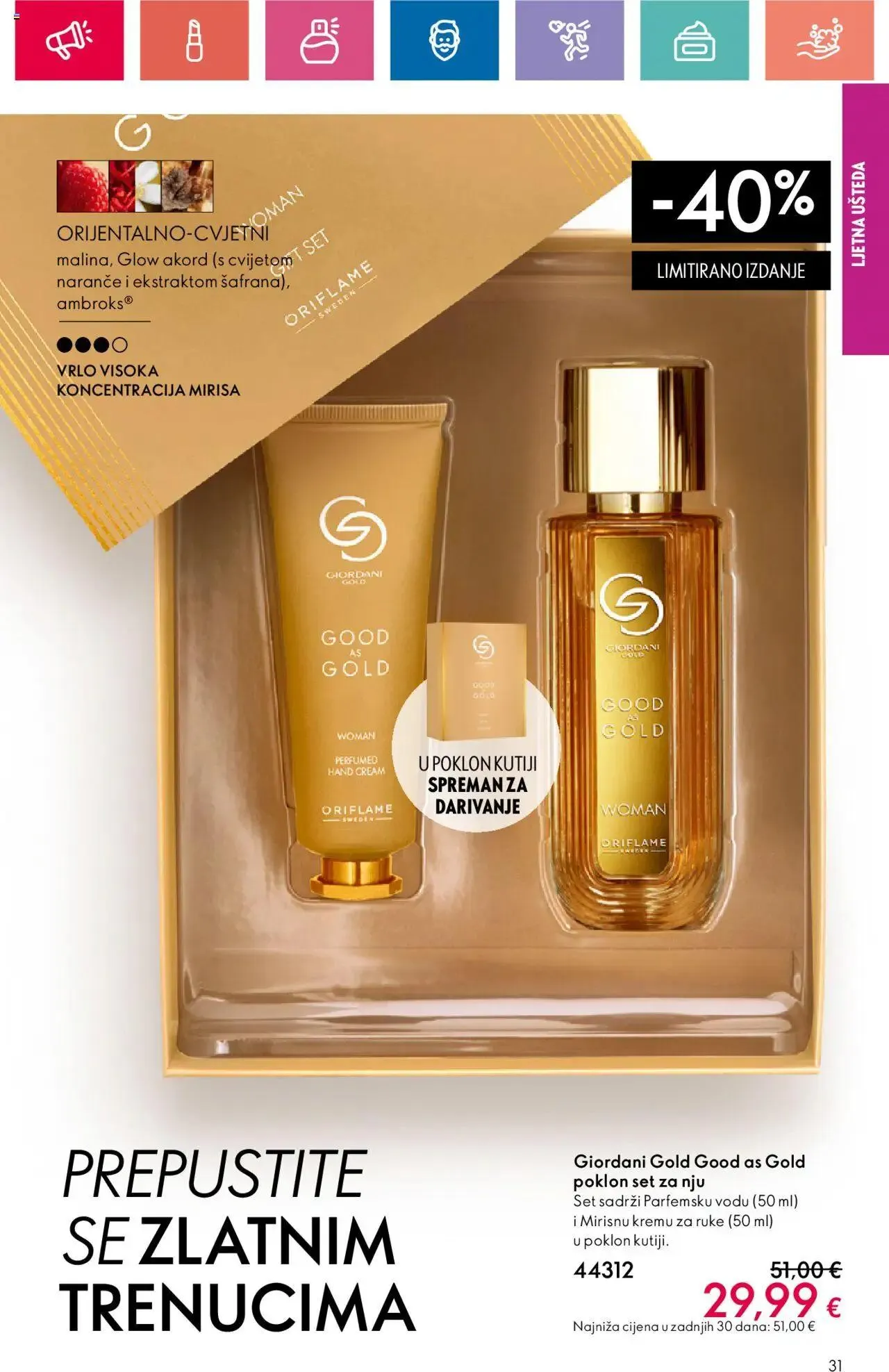 Katalog Katalog 11/2024 Oriflame od 1. kolovoza do 21. kolovoza 2024. - Pregled Stranica 31