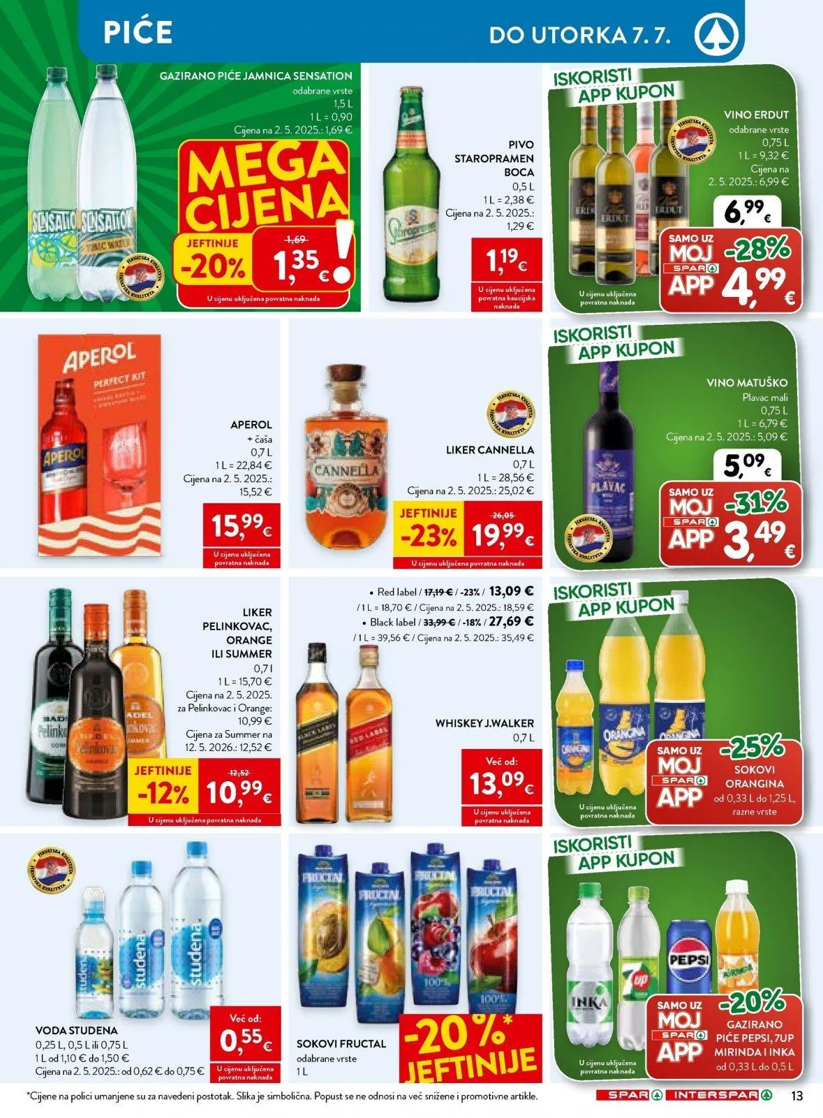 Katalog Interspar katalog do 07.07.2026 od 1. srpnja do 7. srpnja 2026. - Pregled Stranica 20