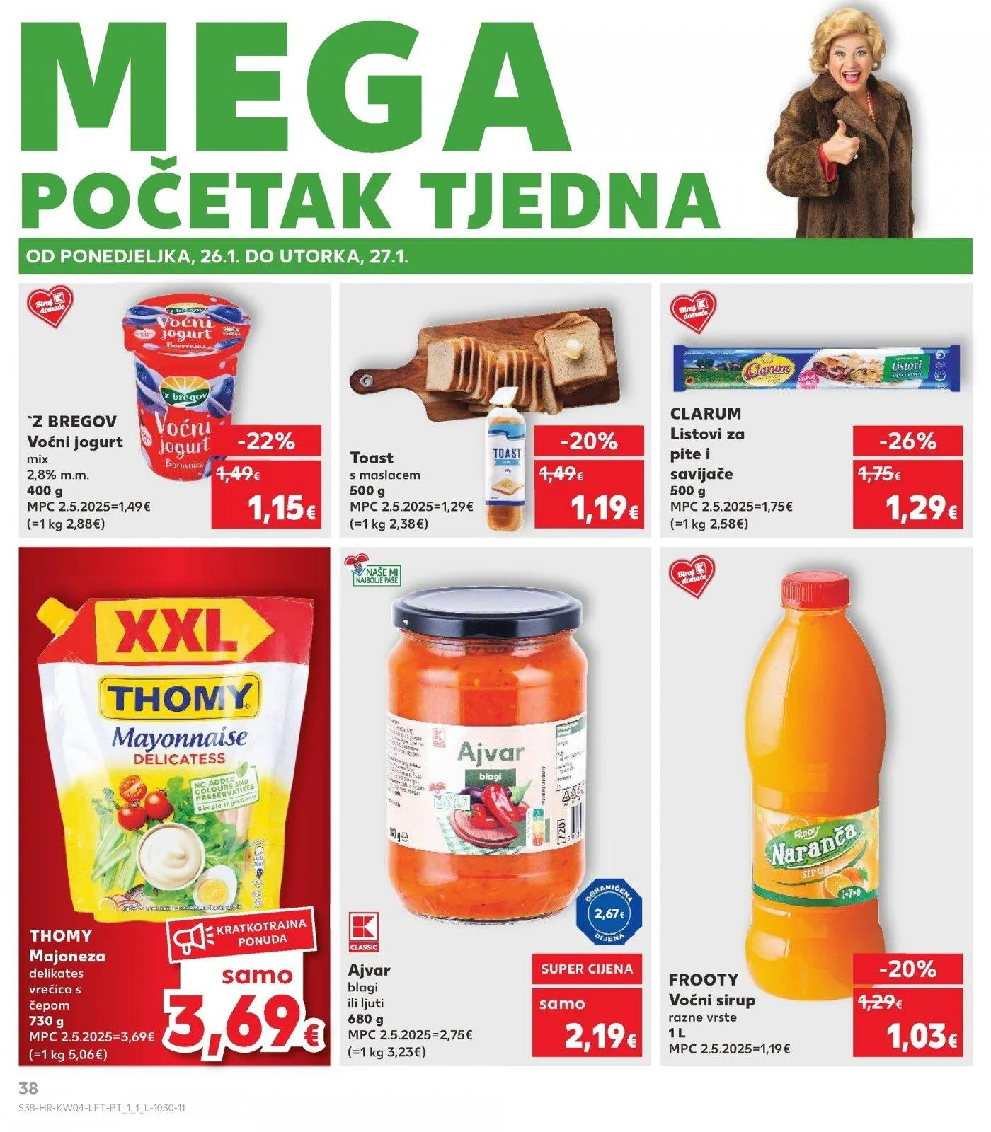 Katalog Kaufland katalog do 27.01.2026 od 21. siječnja do 27. siječnja 2026. - Pregled Stranica 38