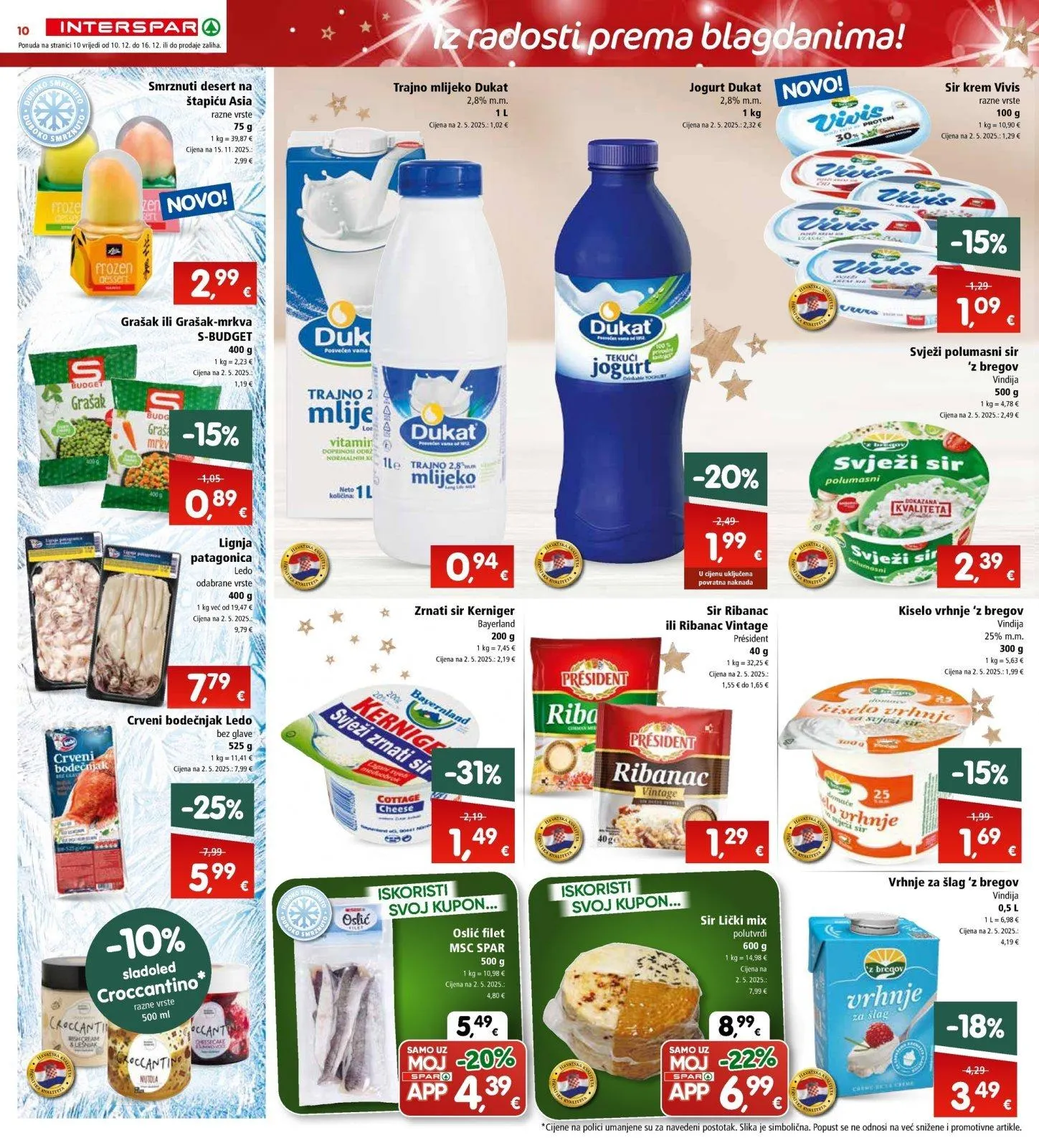 Katalog Interspar katalog do 16.12.2025 od 11. prosinca do 16. prosinca 2025. - Pregled Stranica 10