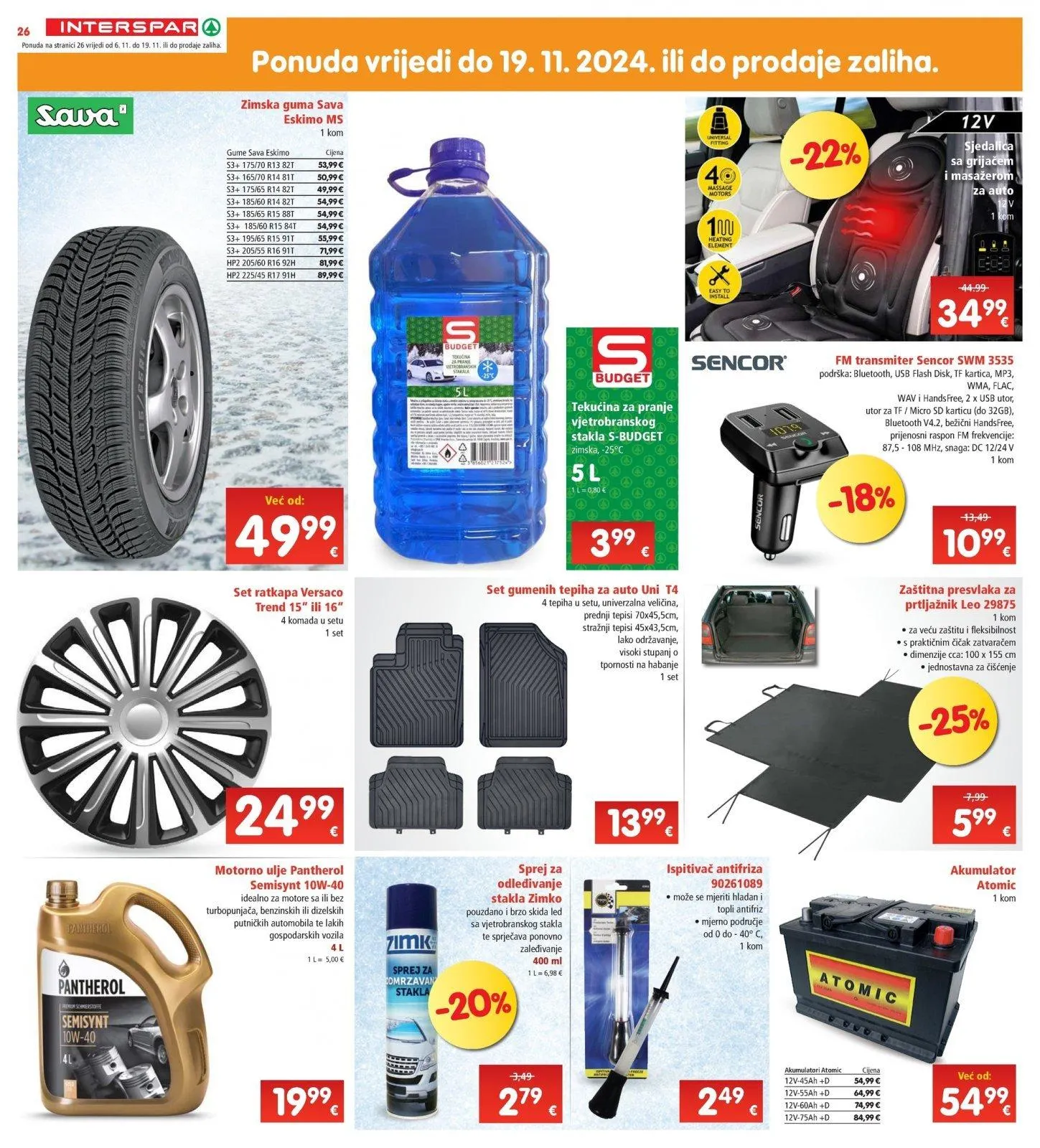 Katalog Interspar katalog do 12.11.2024 od 6. studenoga do 12. studenoga 2024. - Pregled Stranica 26