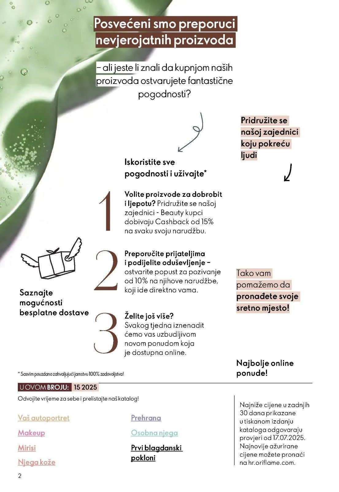 Katalog Oriflame katalog do 16.11.2025 od 31. listopada do 16. studenoga 2025. - Pregled Stranica 2