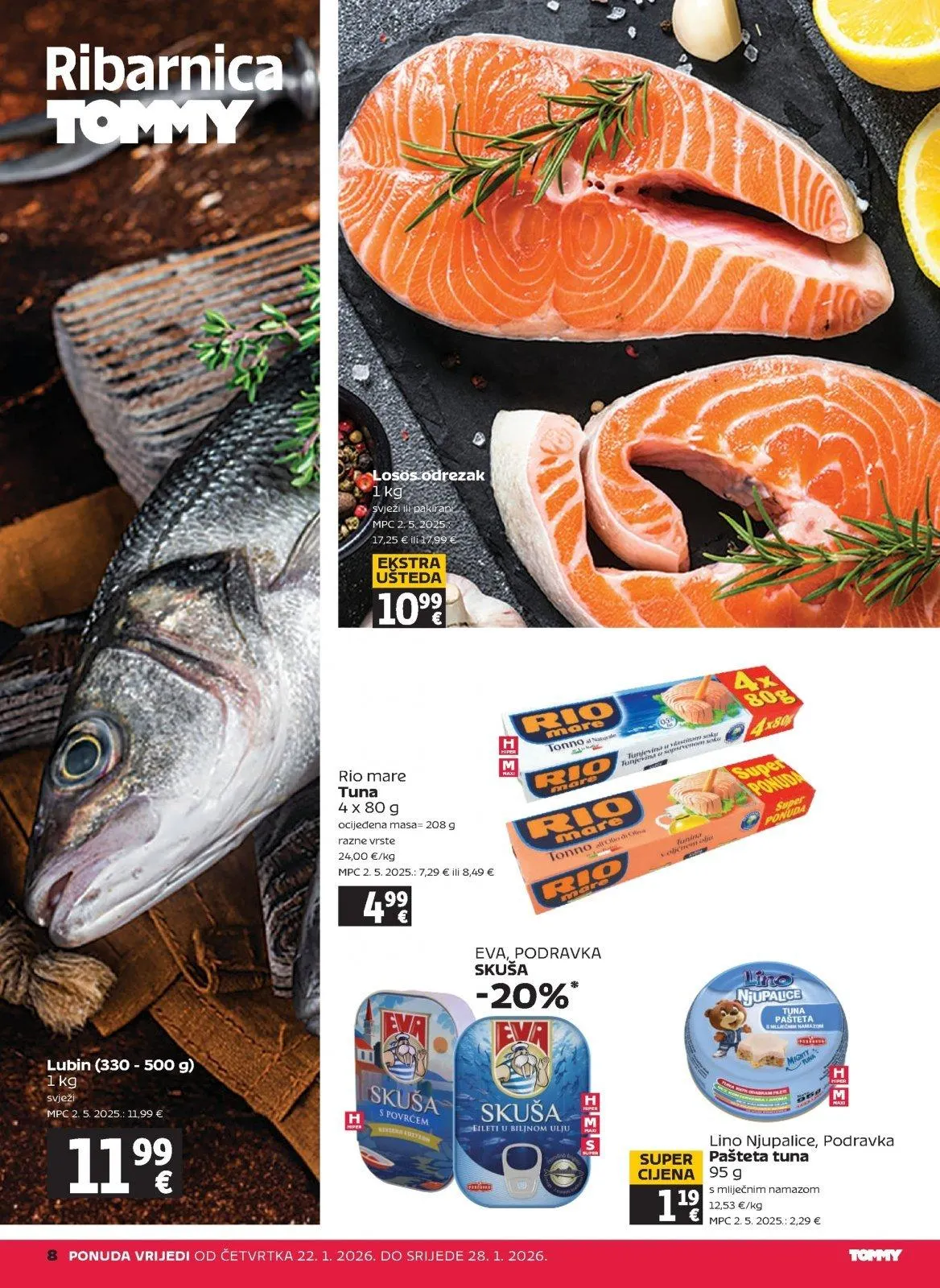Katalog Tommy katalog do 28.01.2026 od 22. siječnja do 28. siječnja 2026. - Pregled Stranica 8