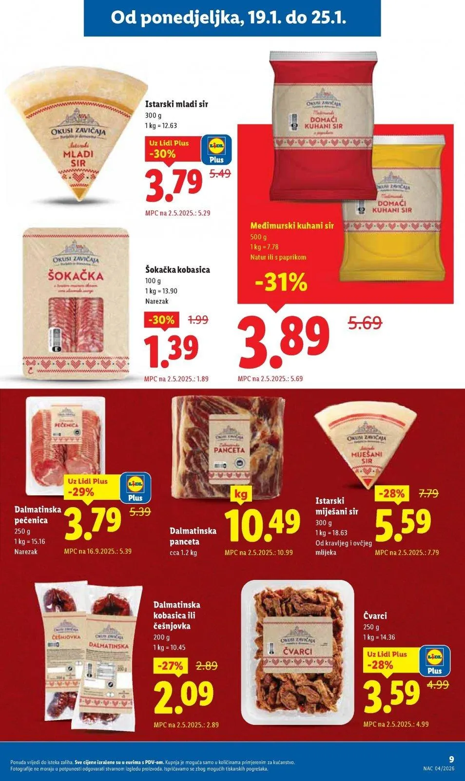 Katalog Lidl katalog do 25.01.2026 od 15. siječnja do 25. siječnja 2026. - Pregled Stranica 9