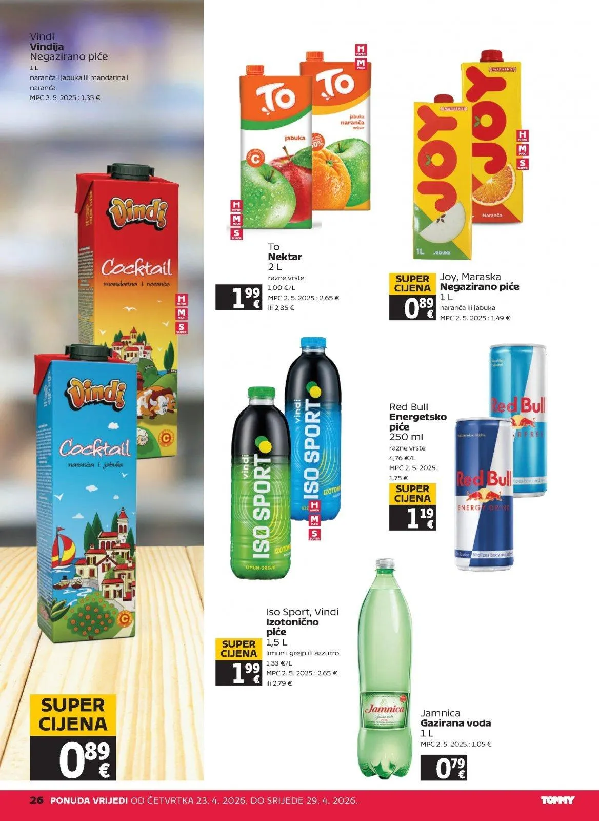 Katalog Tommy katalog do 29.04.2026 od 23. travnja do 29. travnja 2026. - Pregled Stranica 26