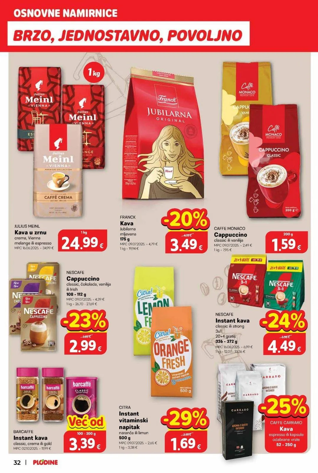 Katalog Plodine katalog do 17.03.2026 od 12. ožujka do 17. ožujka 2026. - Pregled Stranica 32