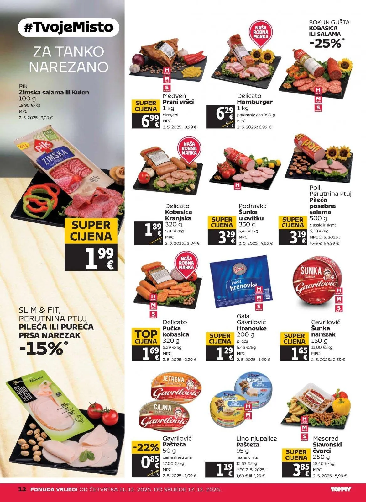 Katalog Tommy katalog do 17.12.2025 od 11. prosinca do 17. prosinca 2025. - Pregled Stranica 12