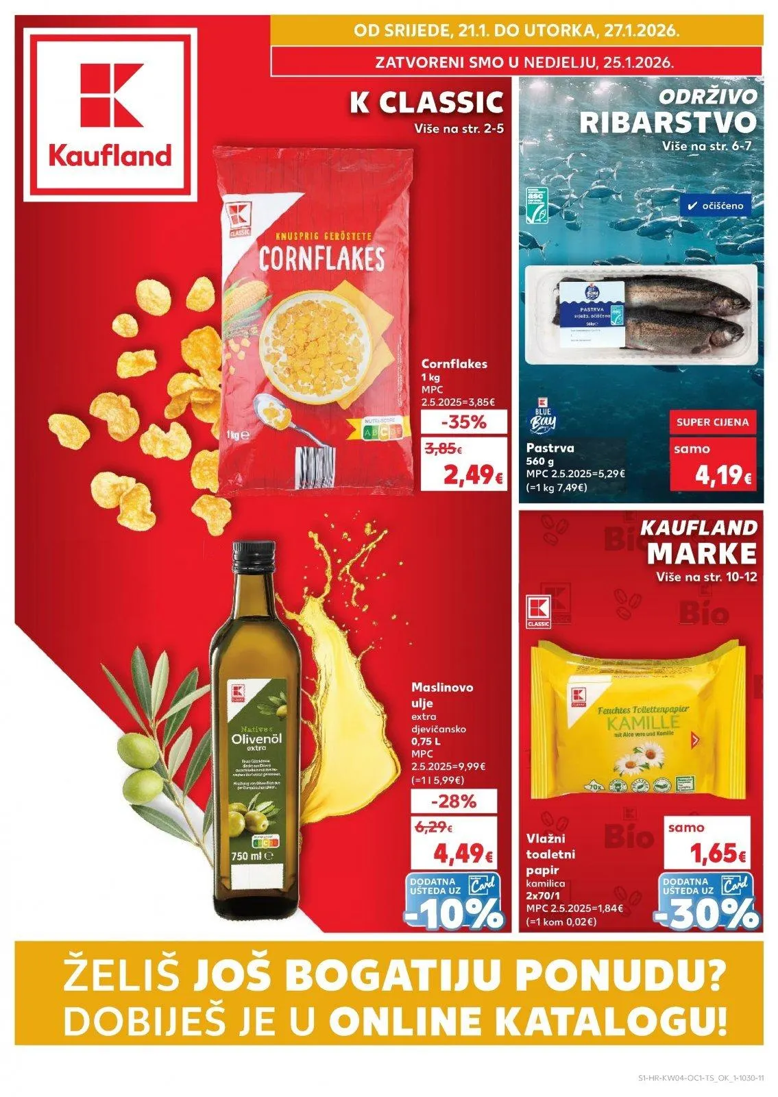 Katalog Kaufland katalog do 27.01.2026 od 21. siječnja do 27. siječnja 2026. - Pregled Stranica 1