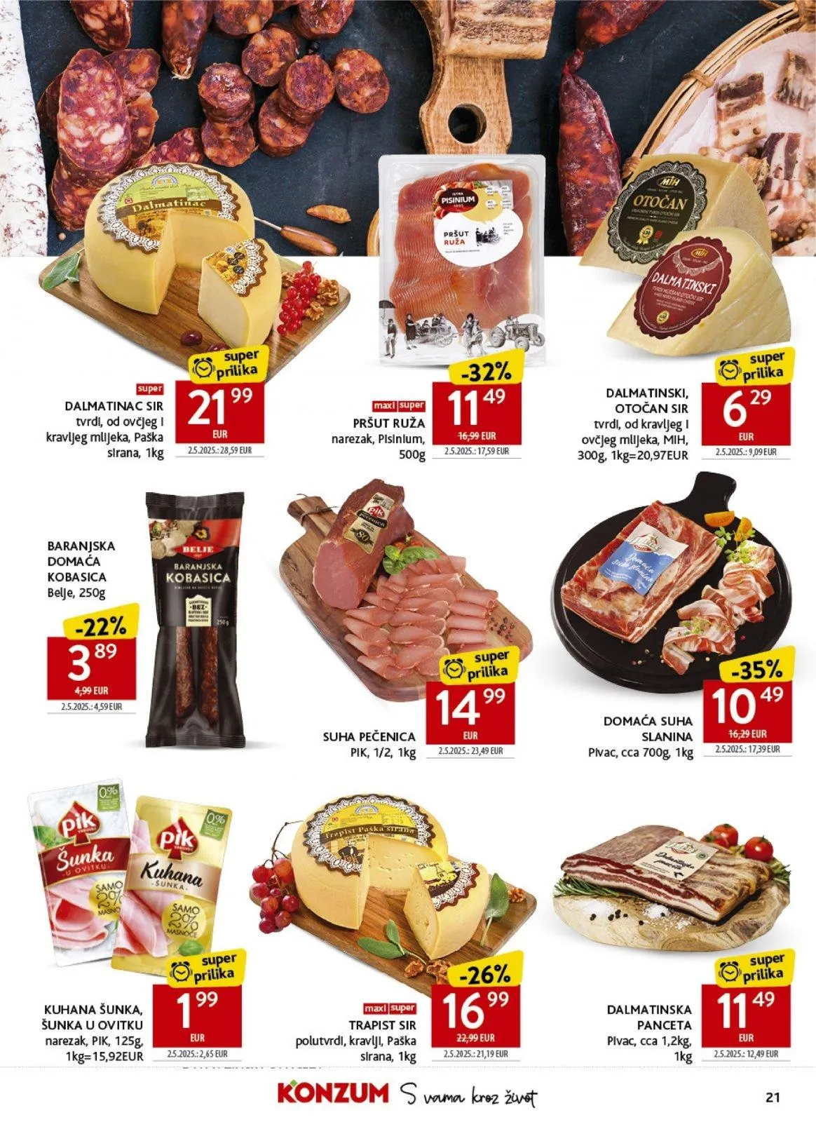 Katalog Konzum katalog do 16.06.2026 od 10. lipnja do 16. lipnja 2026. - Pregled Stranica 21