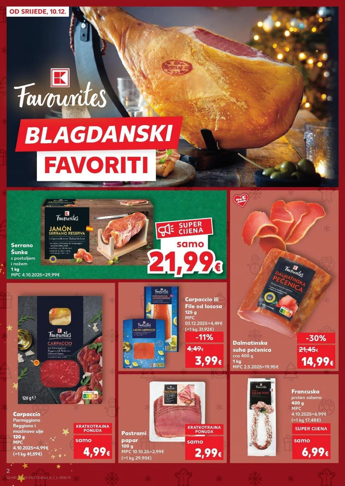 Katalog Kaufland katalog do 16.12.2025 od 10. prosinca do 16. prosinca 2025. - Pregled Stranica 2