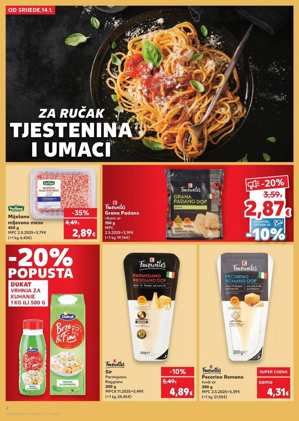 Katalog Kaufland katalog do 20.01.2026 od 14. siječnja do 20. siječnja 2026. - Pregled Stranica 2