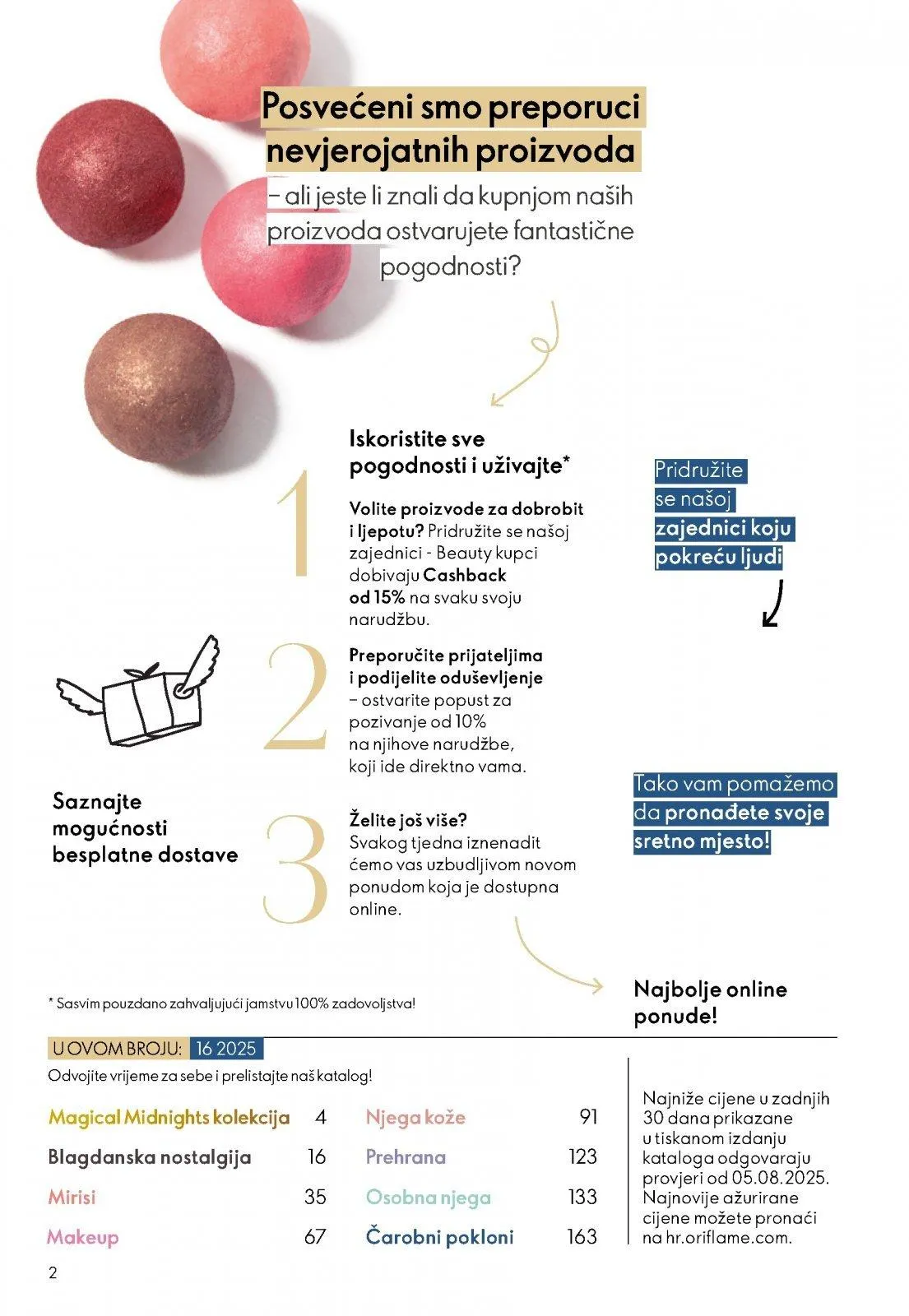 Katalog Oriflame katalog do 09.12.2025 od 3. prosinca do 9. prosinca 2025. - Pregled Stranica 2