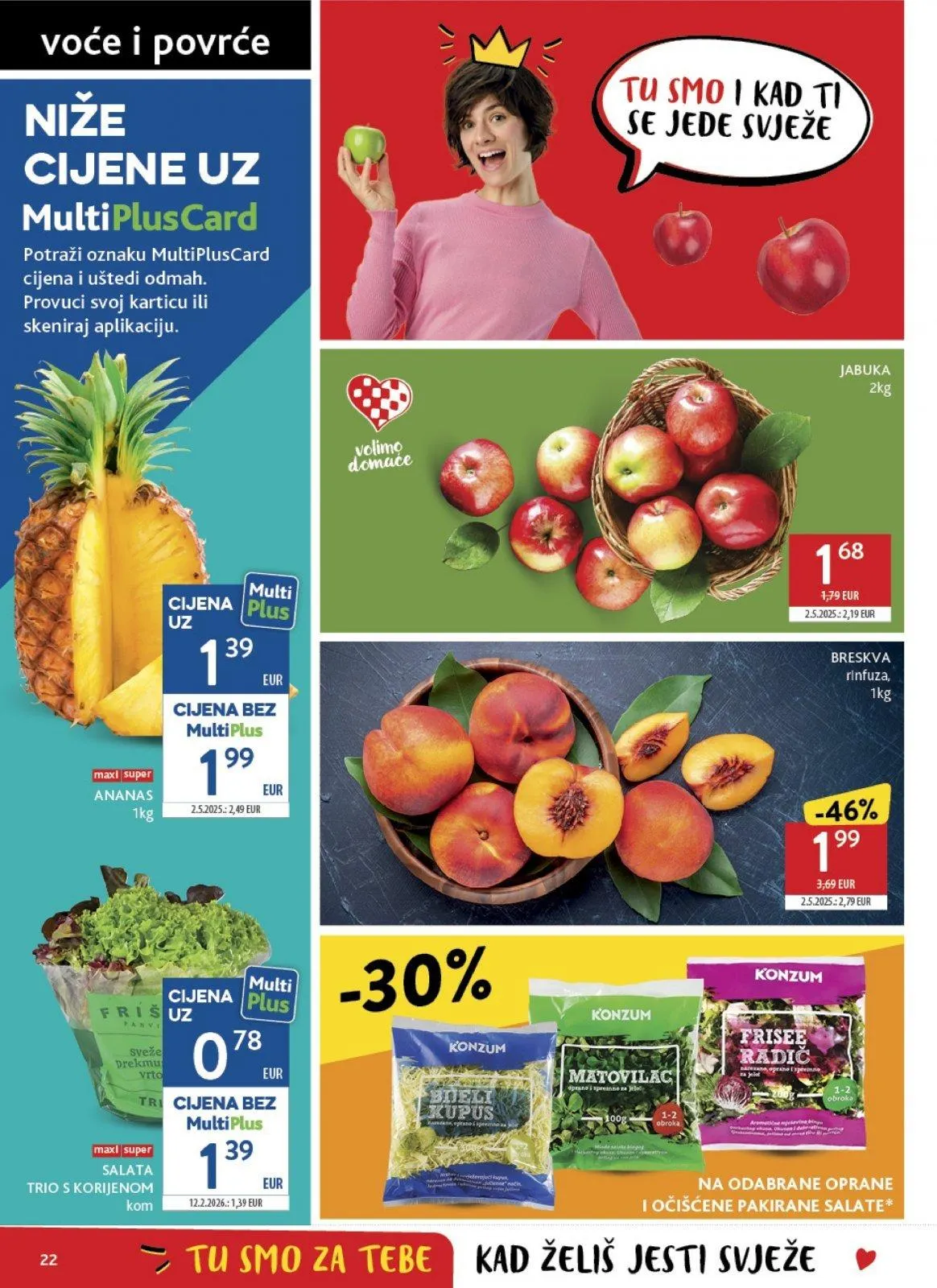 Katalog Konzum katalog do 16.06.2026 od 10. lipnja do 16. lipnja 2026. - Pregled Stranica 22