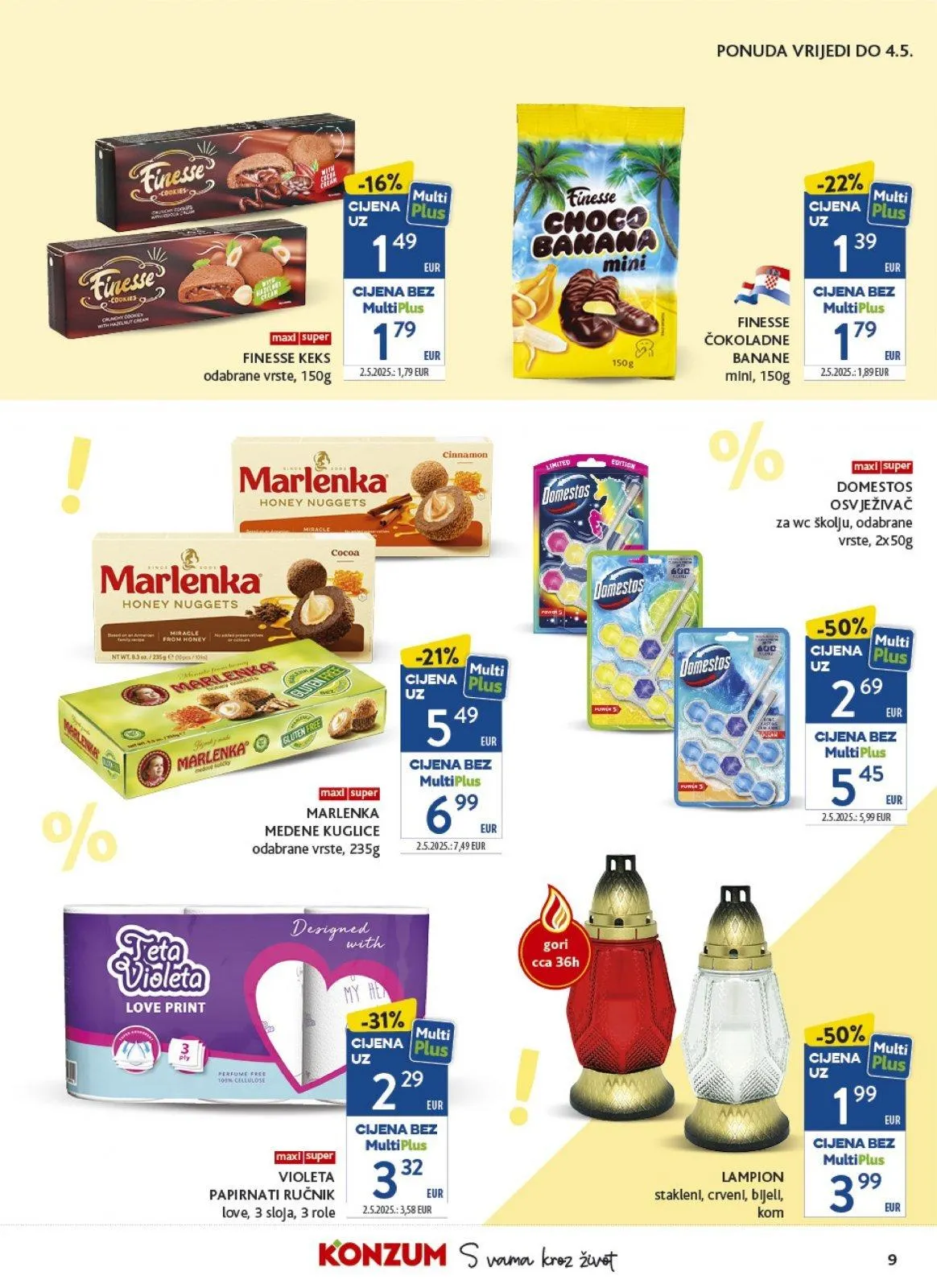 Katalog Konzum katalog do 28.04.2026 od 22. travnja do 28. travnja 2026. - Pregled Stranica 9